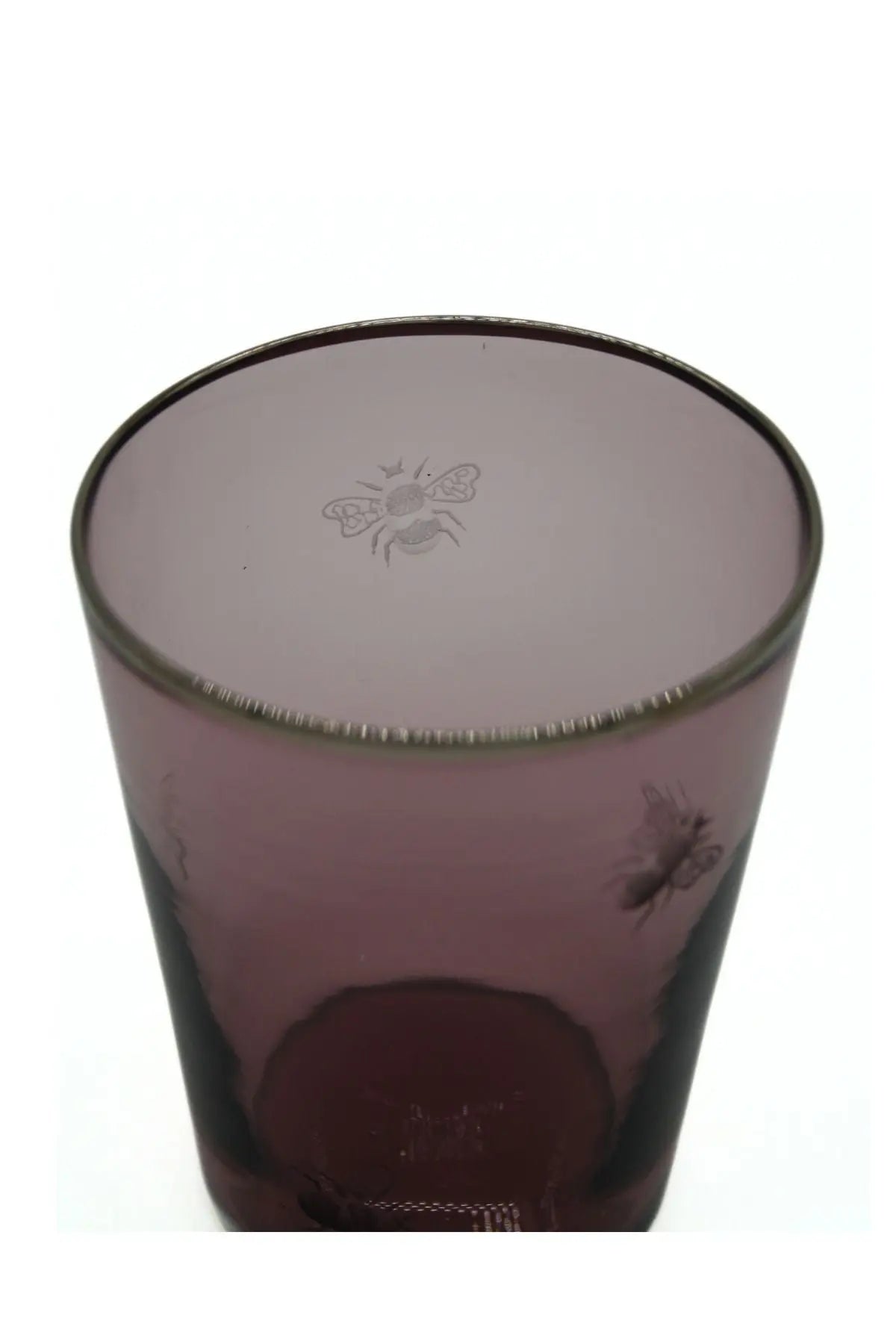 Vaso Glass- Bee engraving Giberto