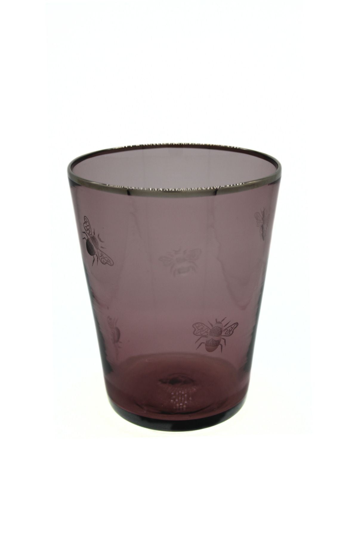 Vaso Glass- Bee engraving