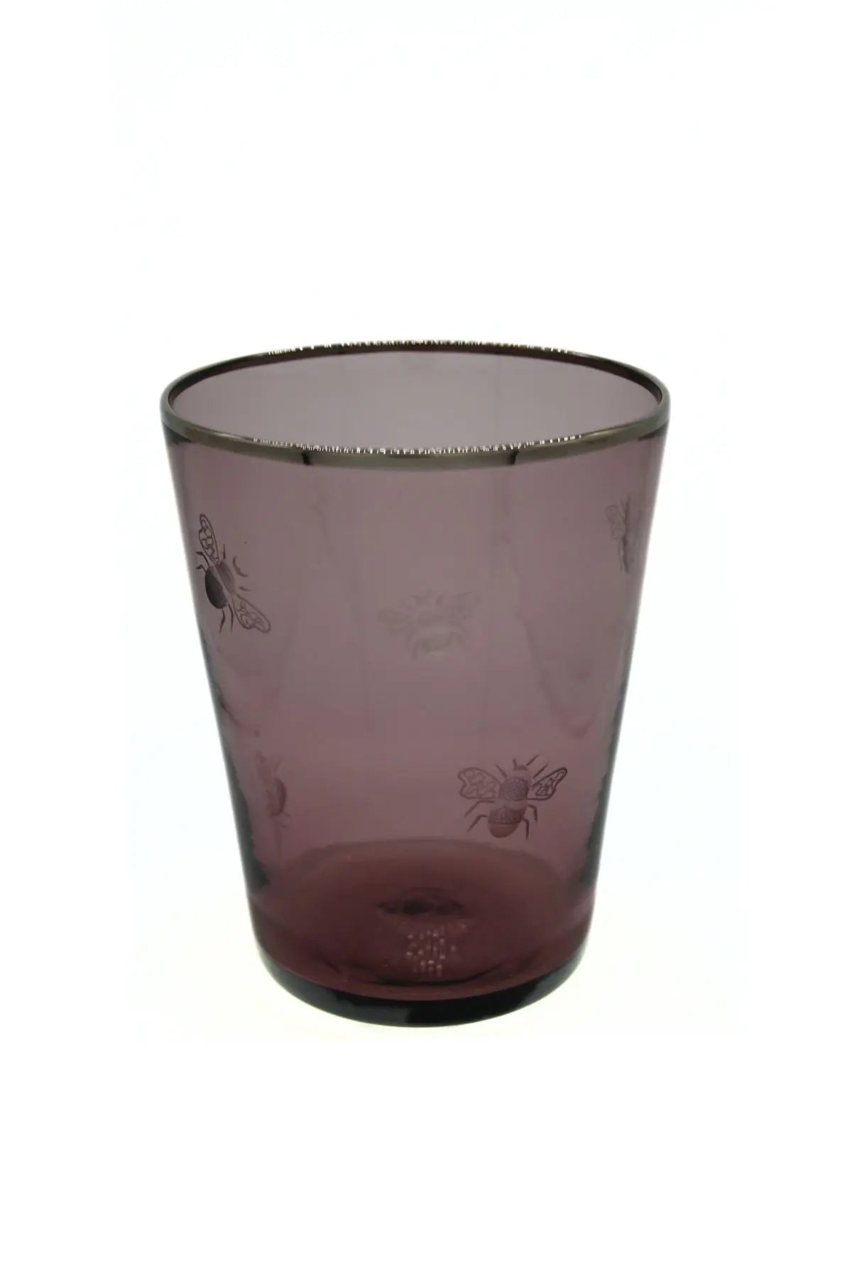 Vaso Glass- Bee engraving Giberto