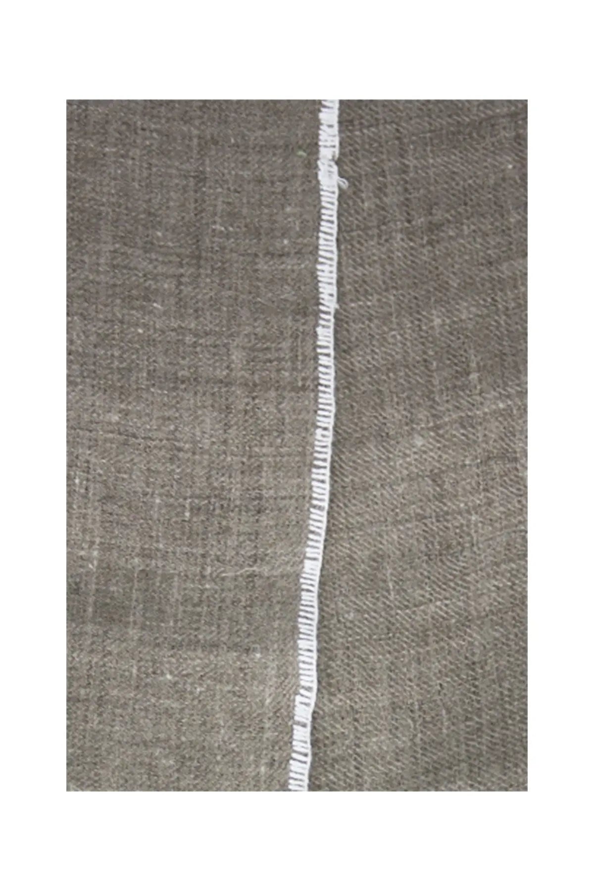 Classic Embroidered Edge Cashmere Pashmina Shawl - Natural / White Debonnaire