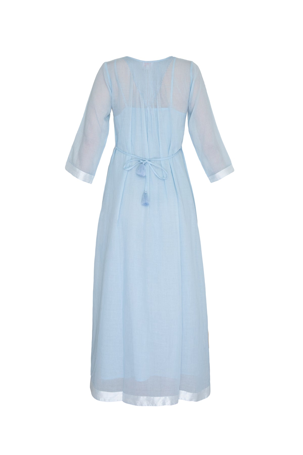 Diego Dress - Baby Blue Cotton