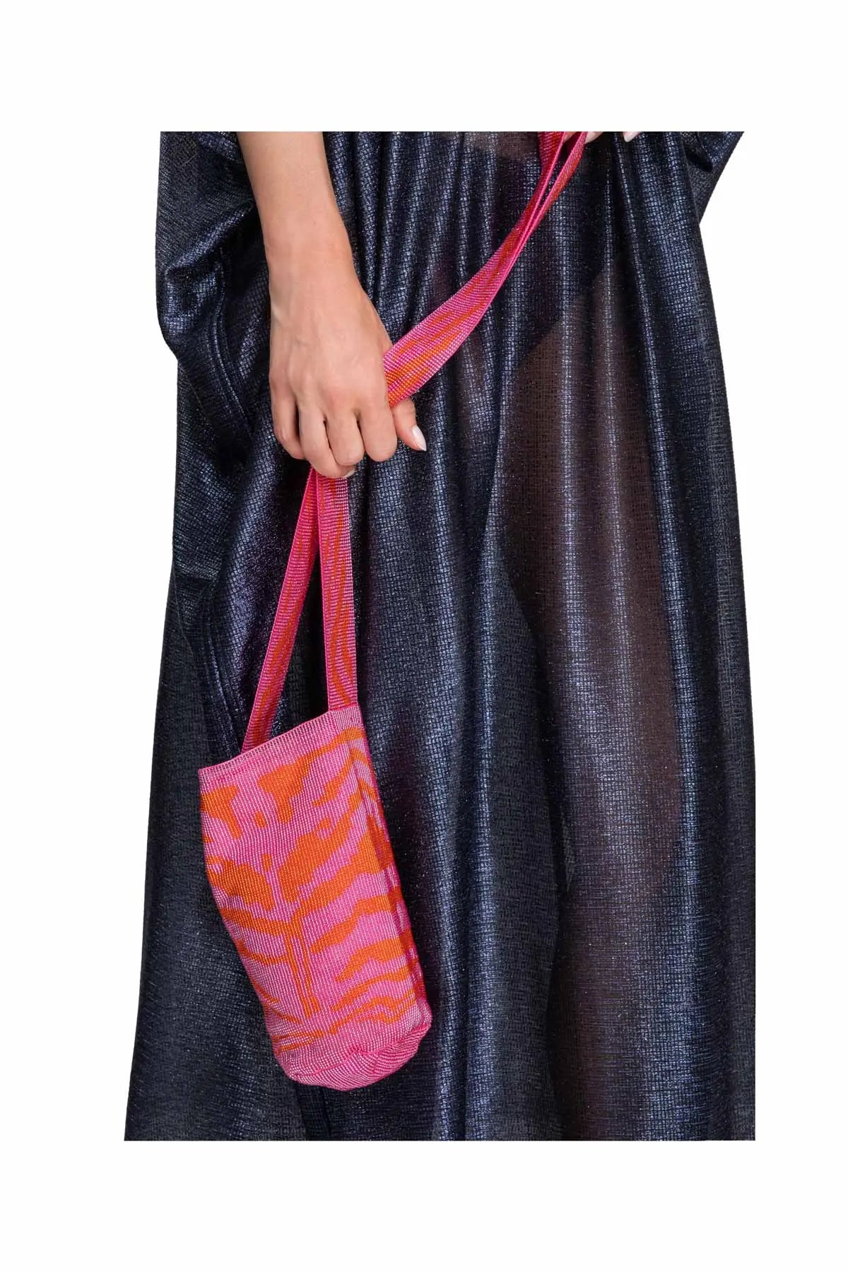 Beaded Bag - Pink & Red Tiger Artibana