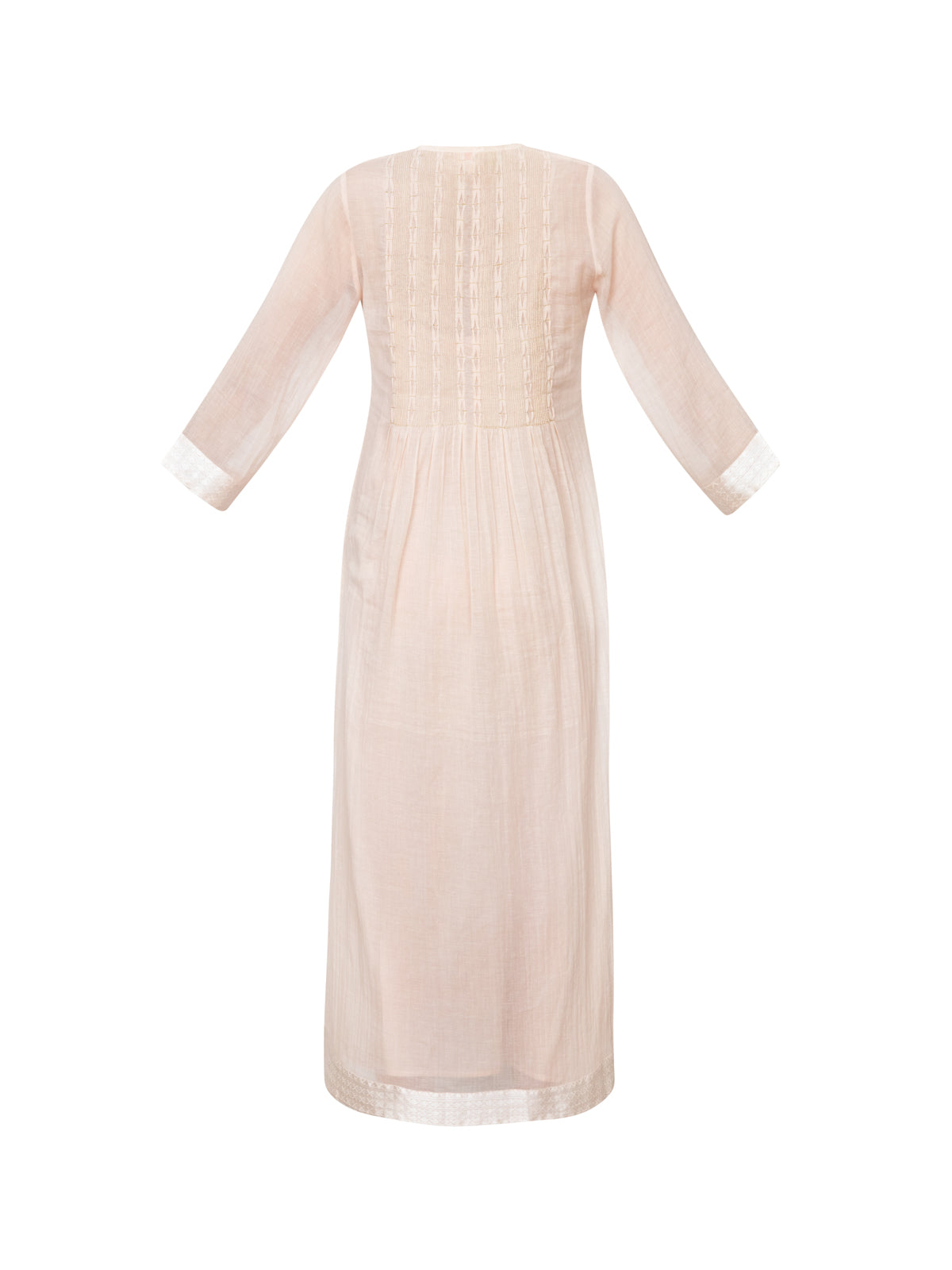 Lightweight Fidex Cotton Dress - Pink Blush