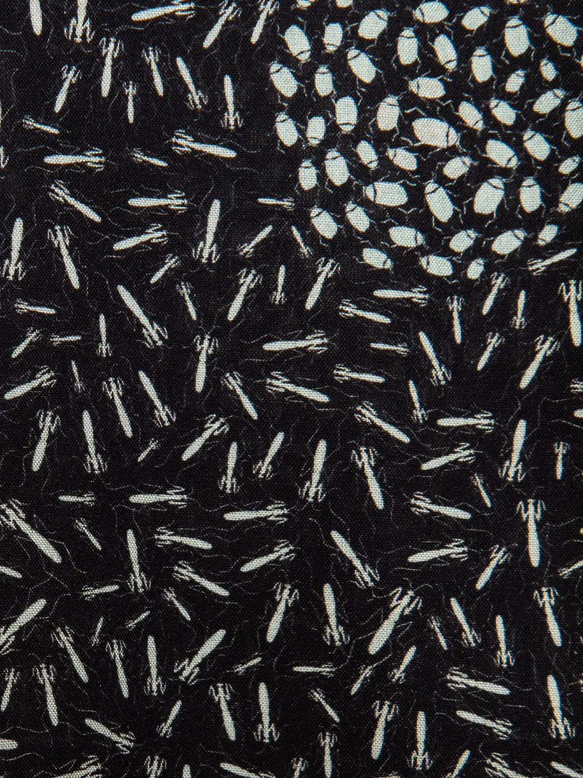 Men's Shirt - Colourblind Print (Black & White) Parioca