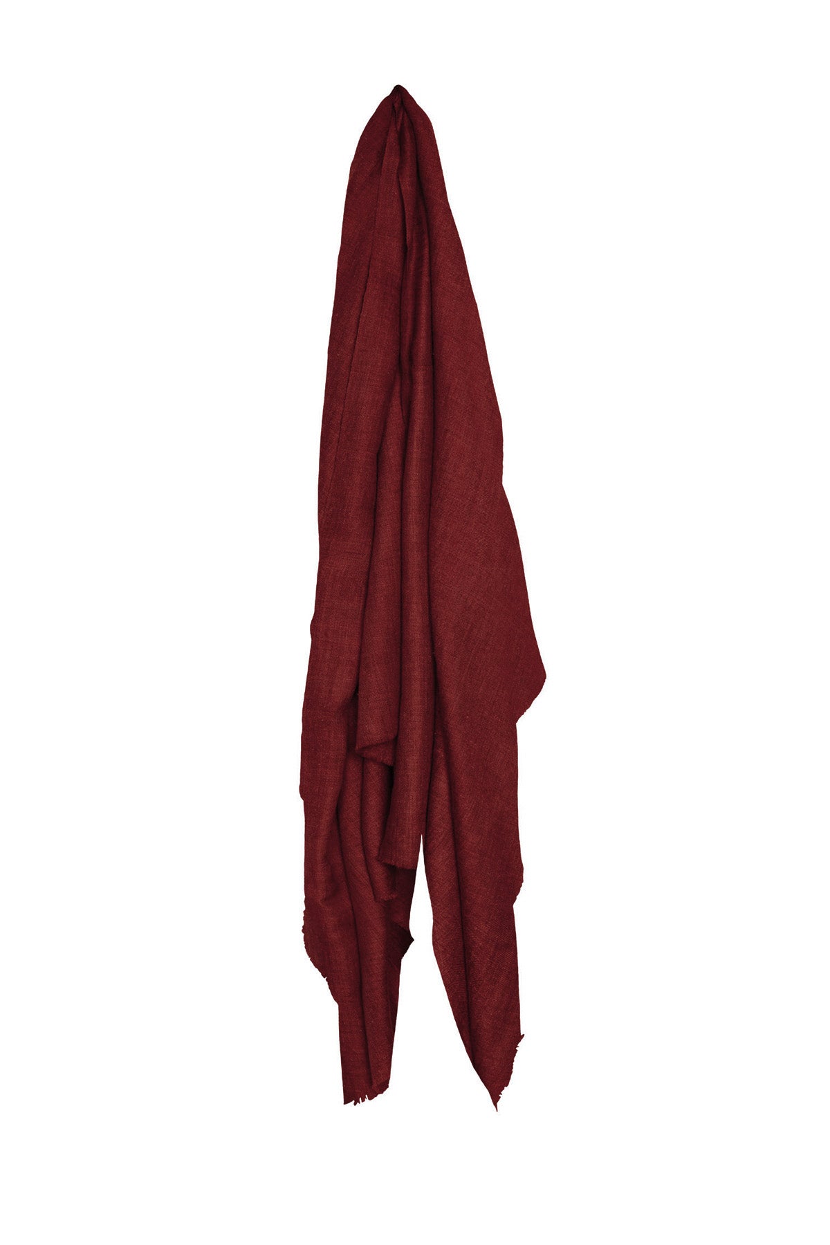 Classic Cashmere Pashmina Shawl - Dark Burgundy