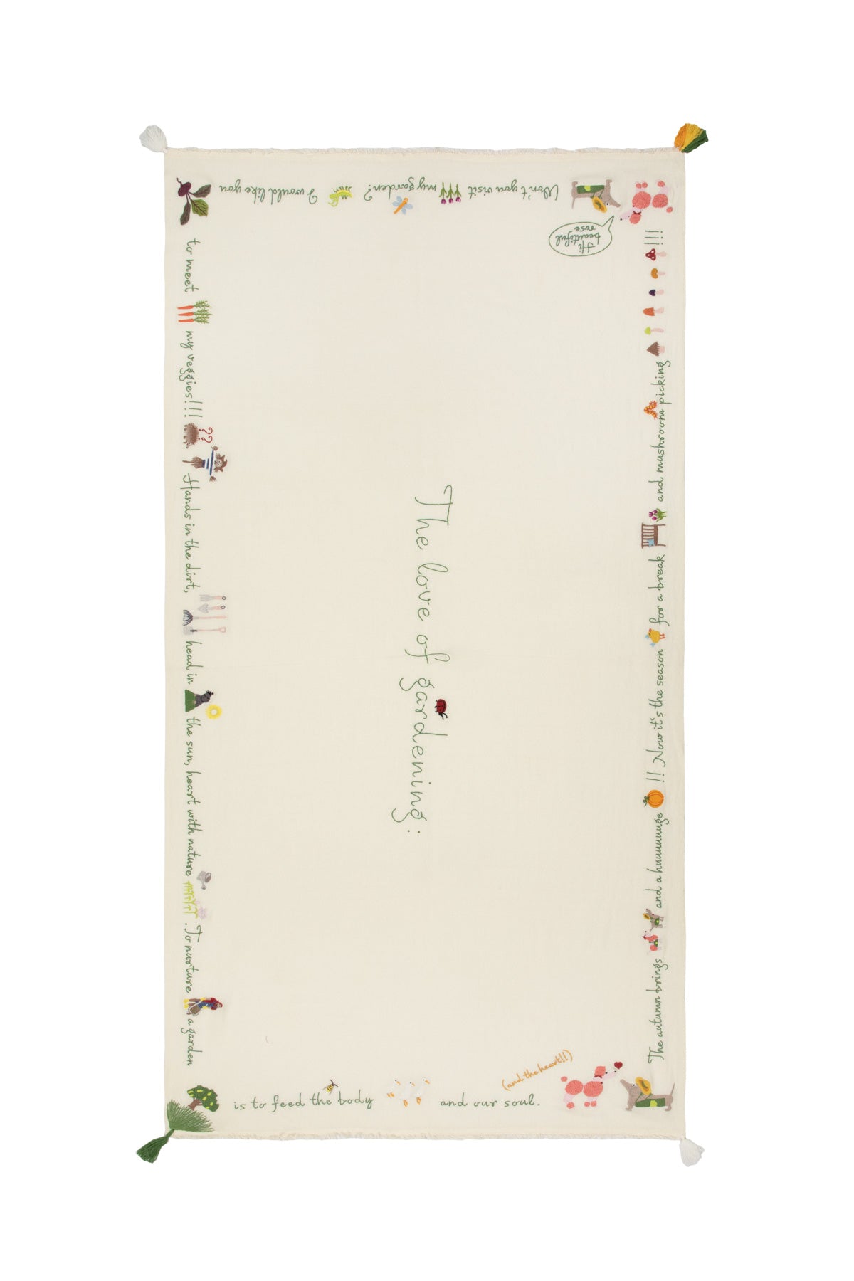 Gardening Shawl - Off White