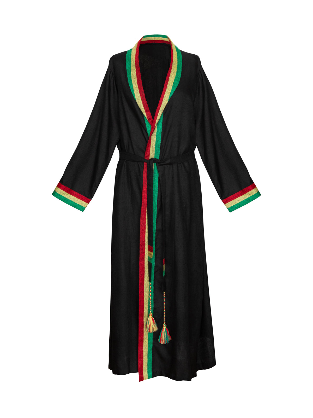 Reggae Embroidered Cashmere Dressing Gown