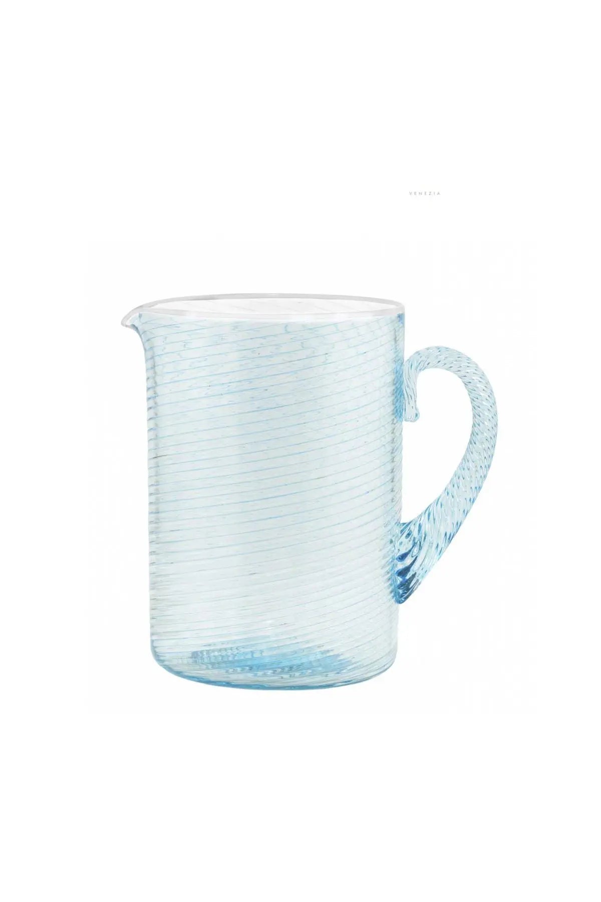 Fizzy Jug - Blue & White Rim Giberto