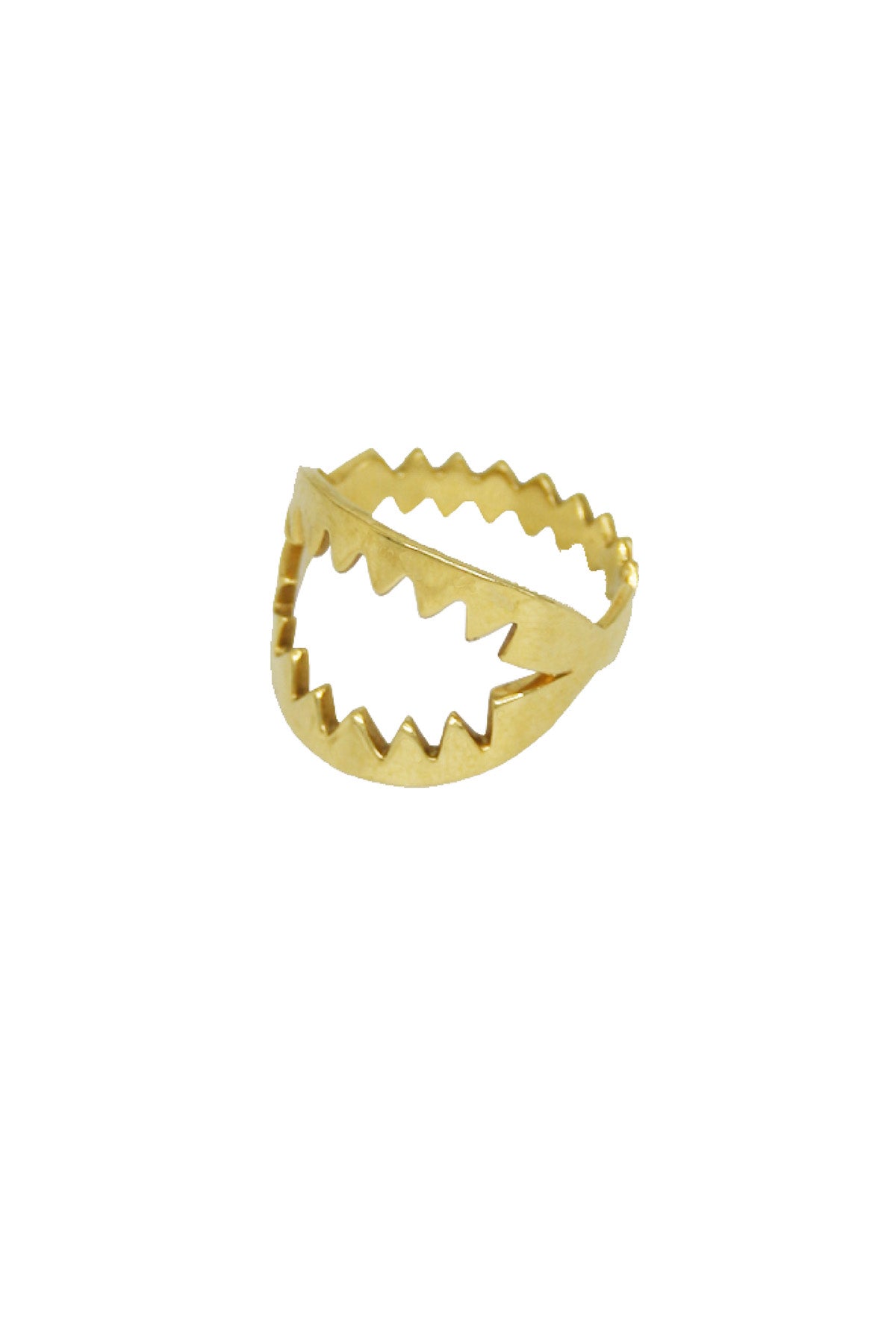 Yellow Gold Shark Ring
