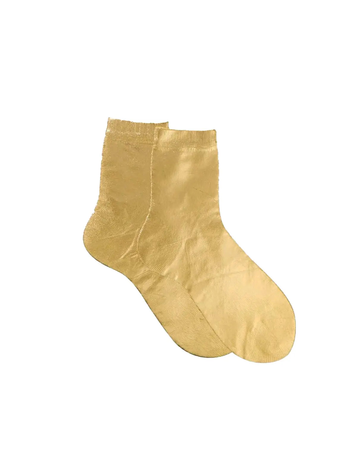 Metallic Socks - Gold Maria La Rosa