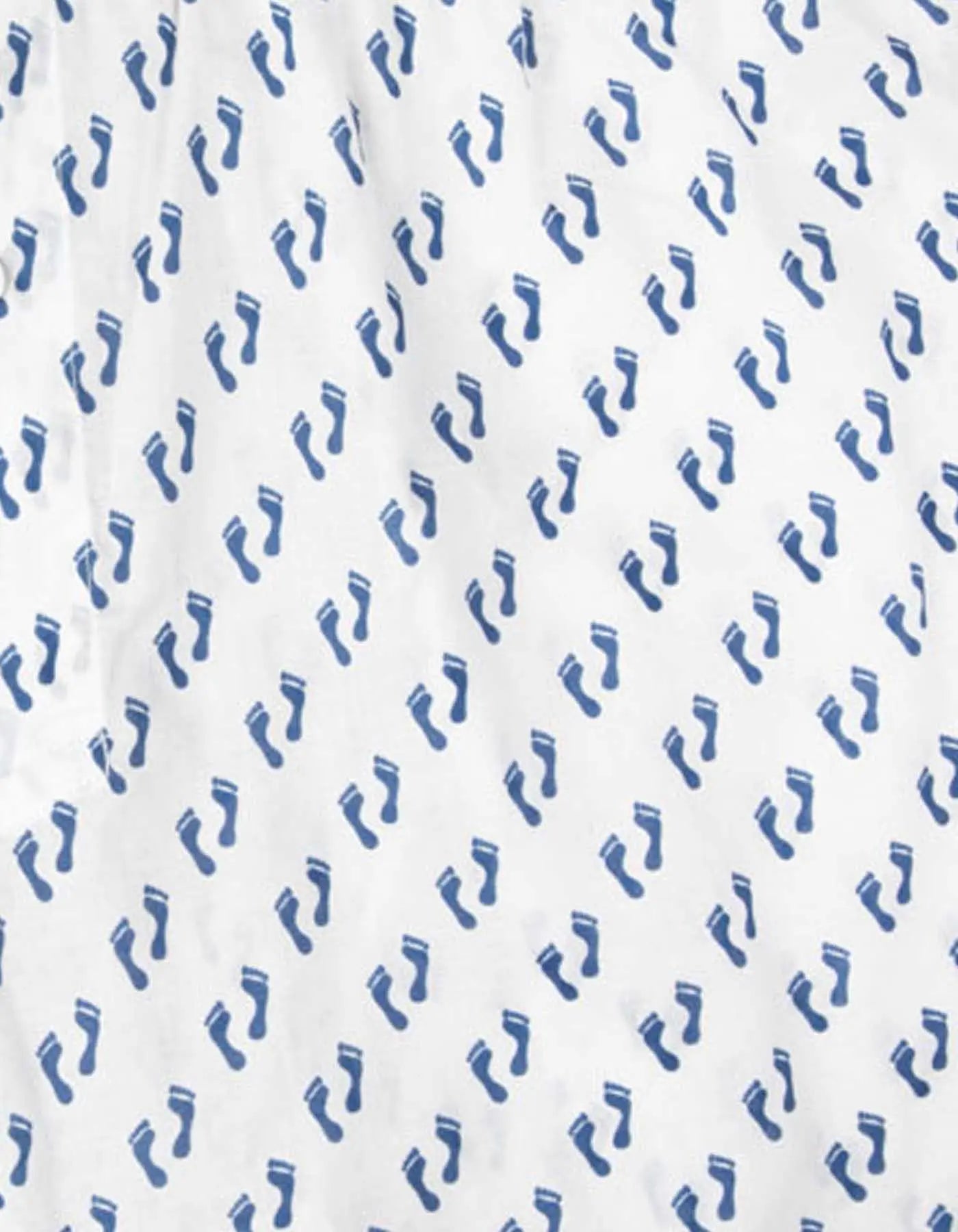 Men's Boxers - Blue Footprints Debonnaire