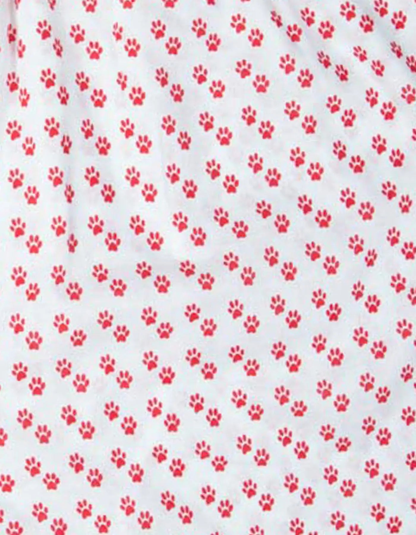 Men's Boxers - Red Paw Prints Debonnaire