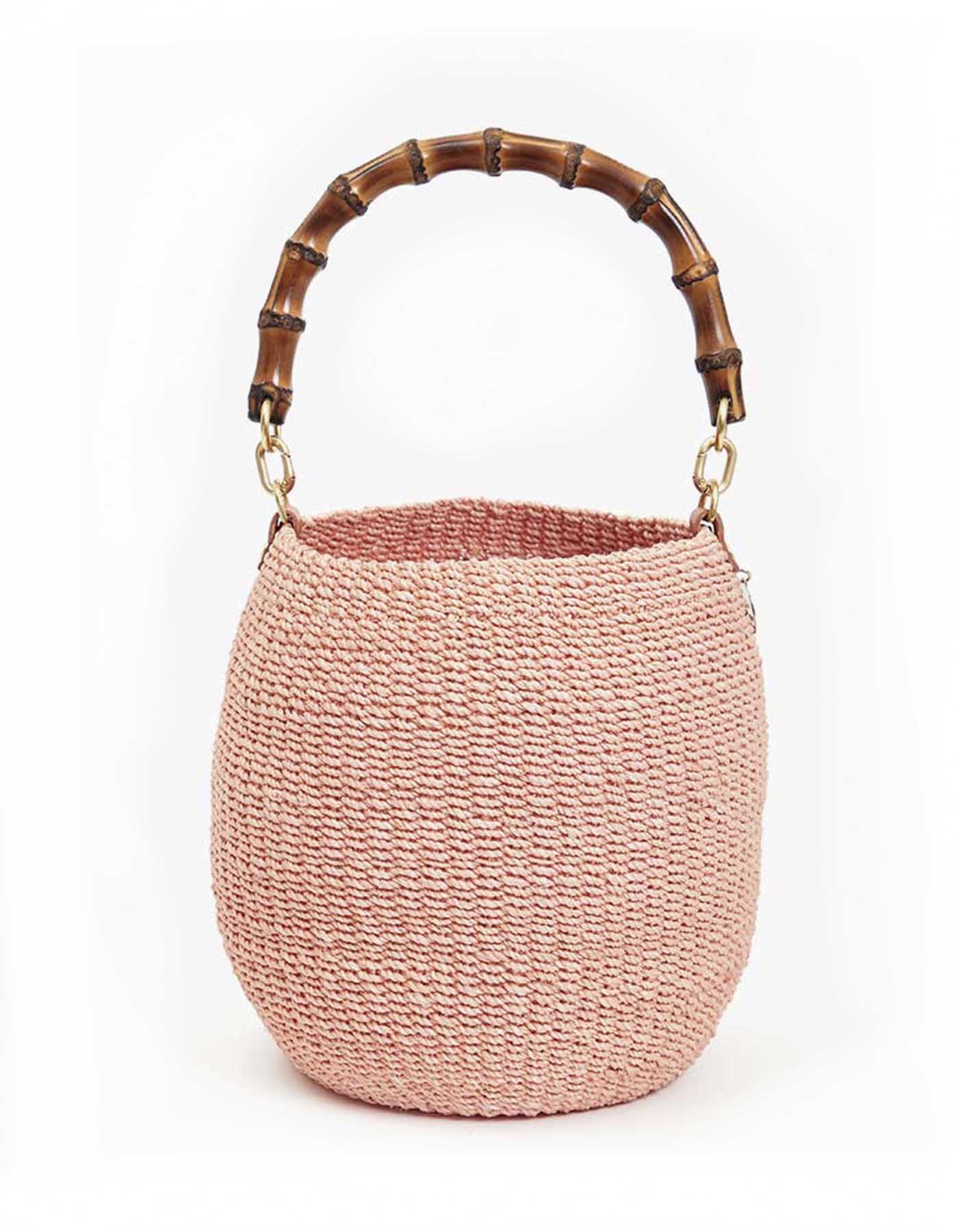Pot De Miel Bamboo Handle Dusty Pink