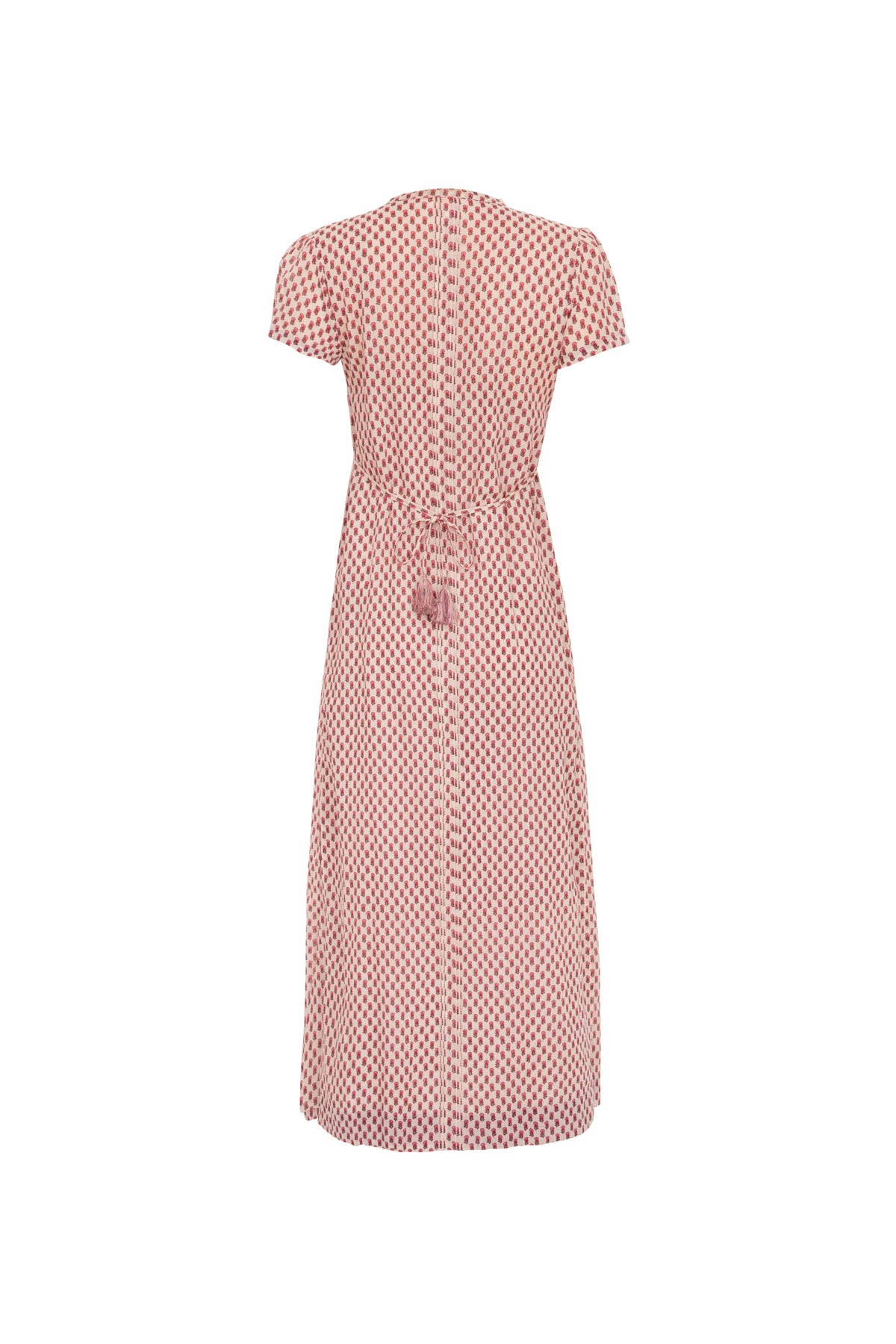Longine Cotton Dress - Mini Flower Block Print