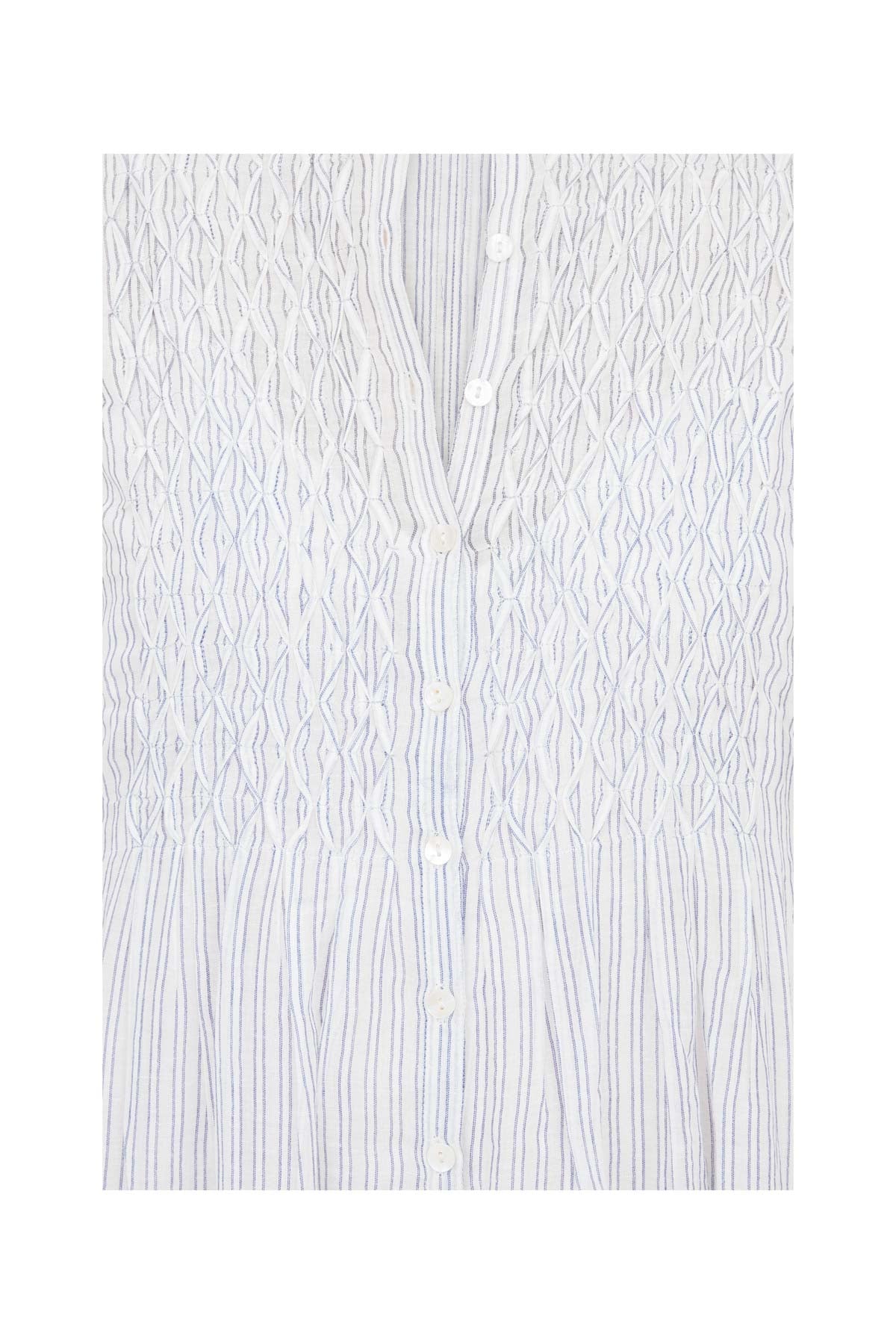 Jade Cotton Dress - Stripe