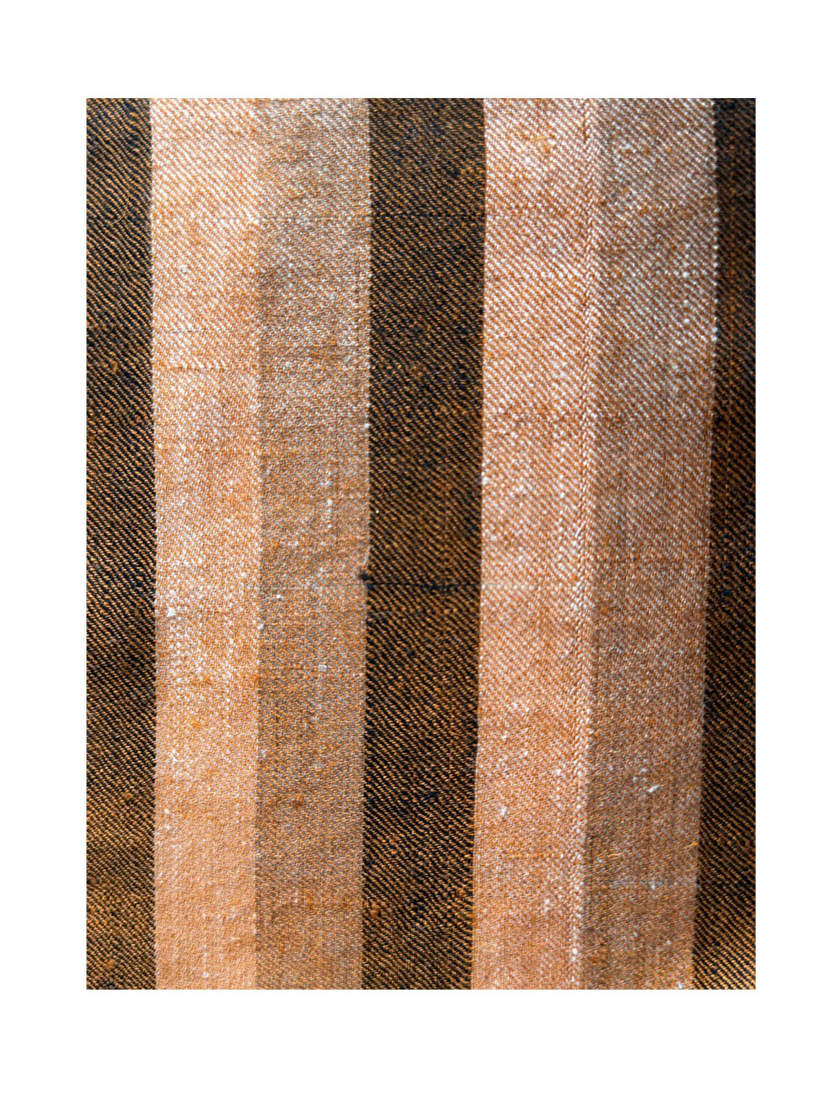 Tone on Tone Stripe Pashmina Shawl - Brick