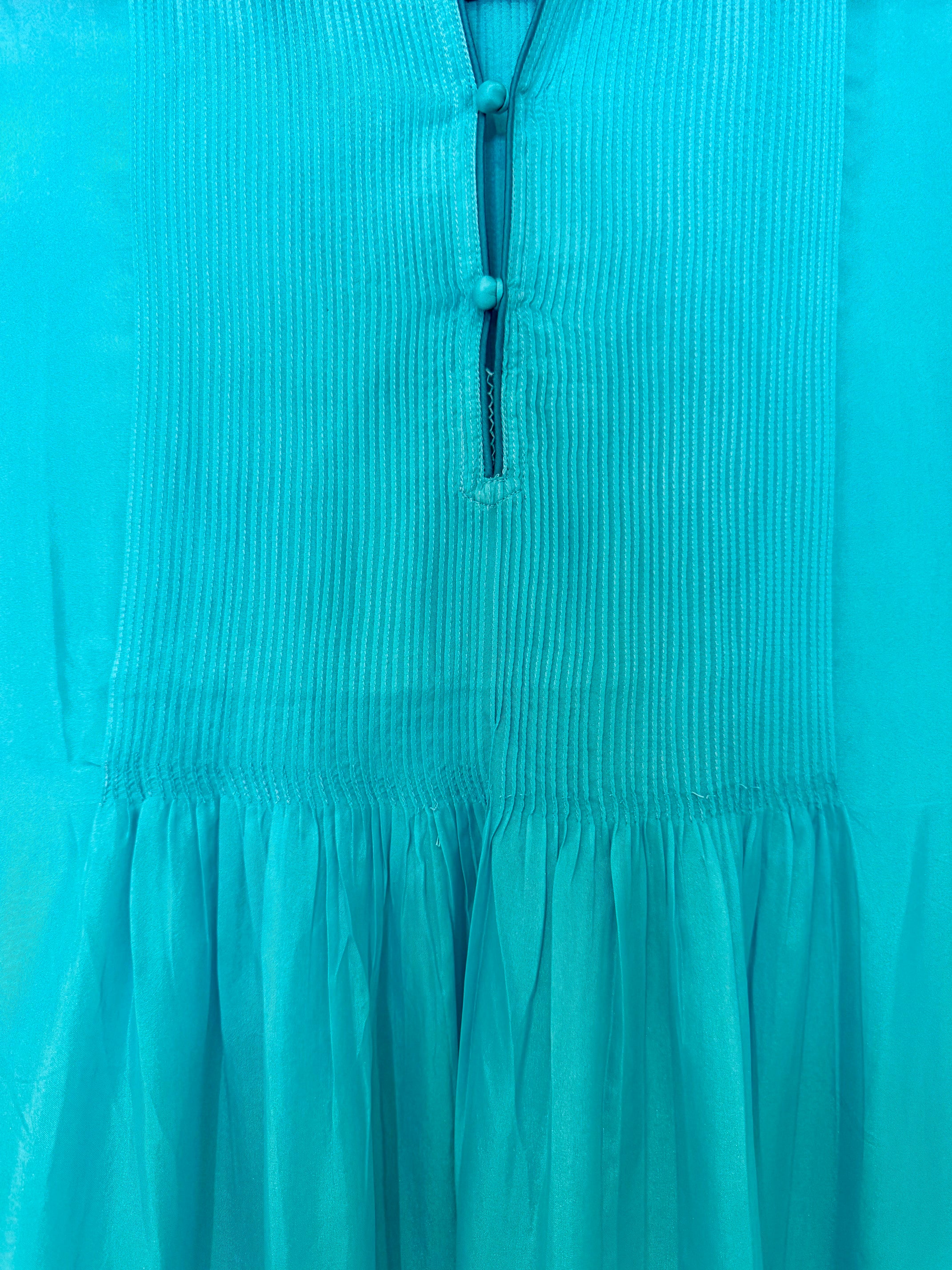 Heidi Silk Dress - Turqouise