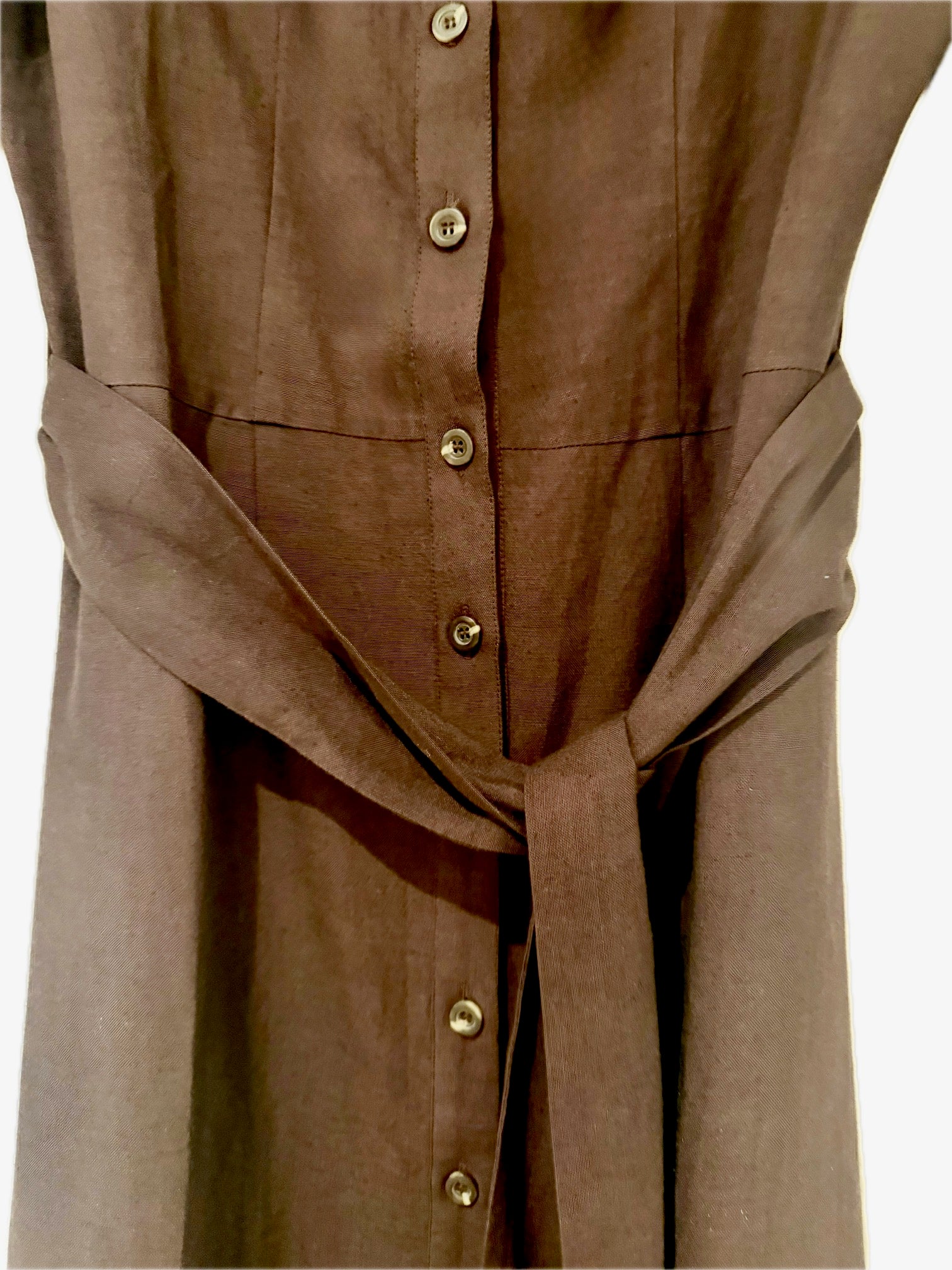 Debonnaire Linen Dress