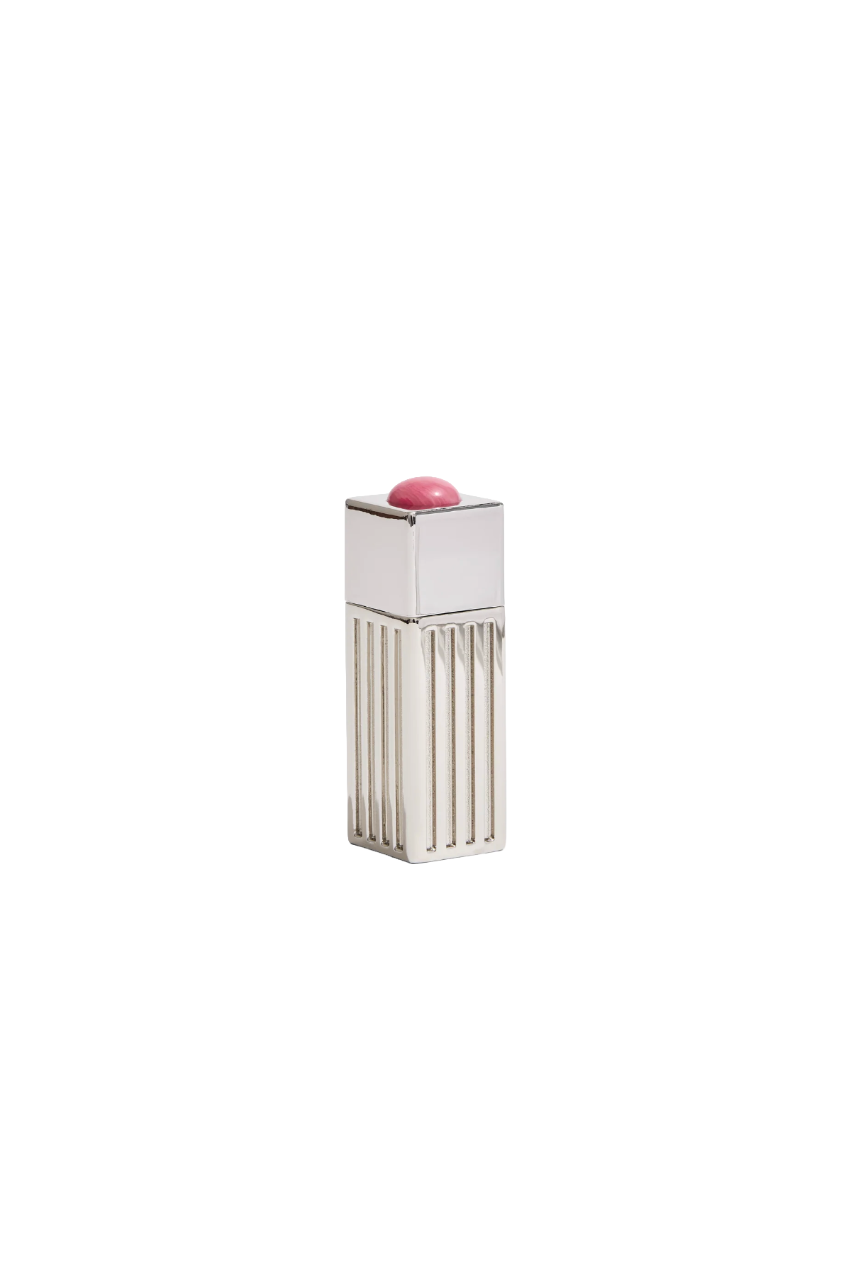 Lipstick Lighter Case in Silver