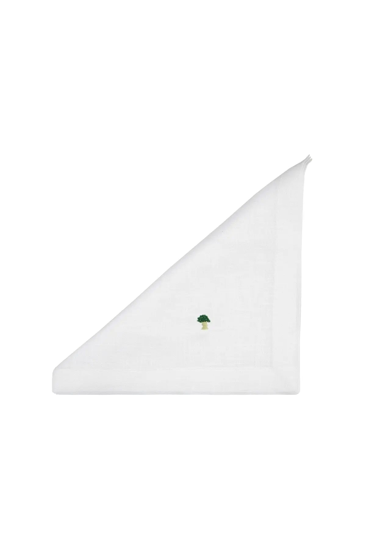 Embroidered Linen Napkins - Mixed Vegetables Sew Bella