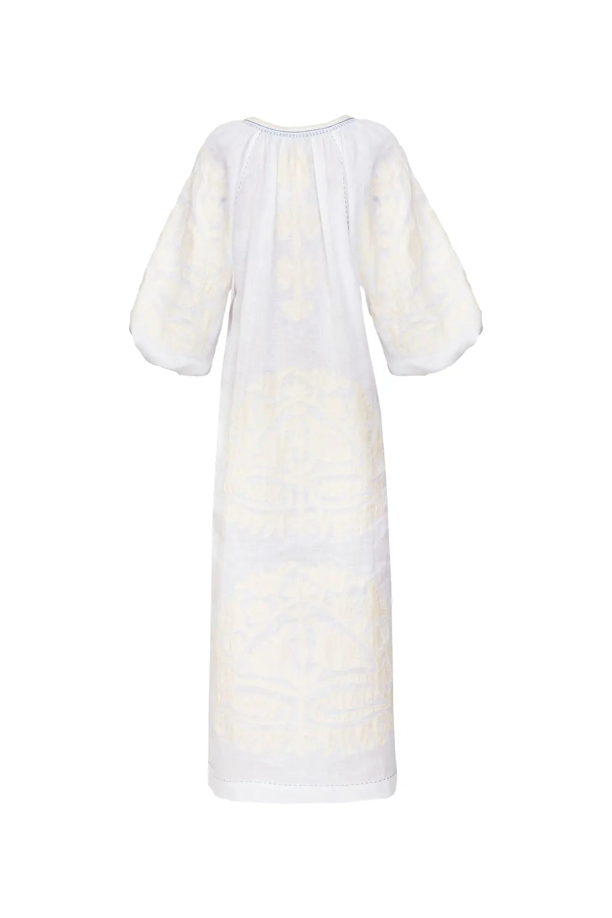 Shalimar Dress - White & Cream Vita Kin