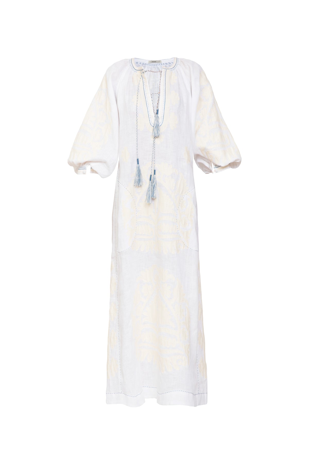 Shalimar Dress - White & Cream