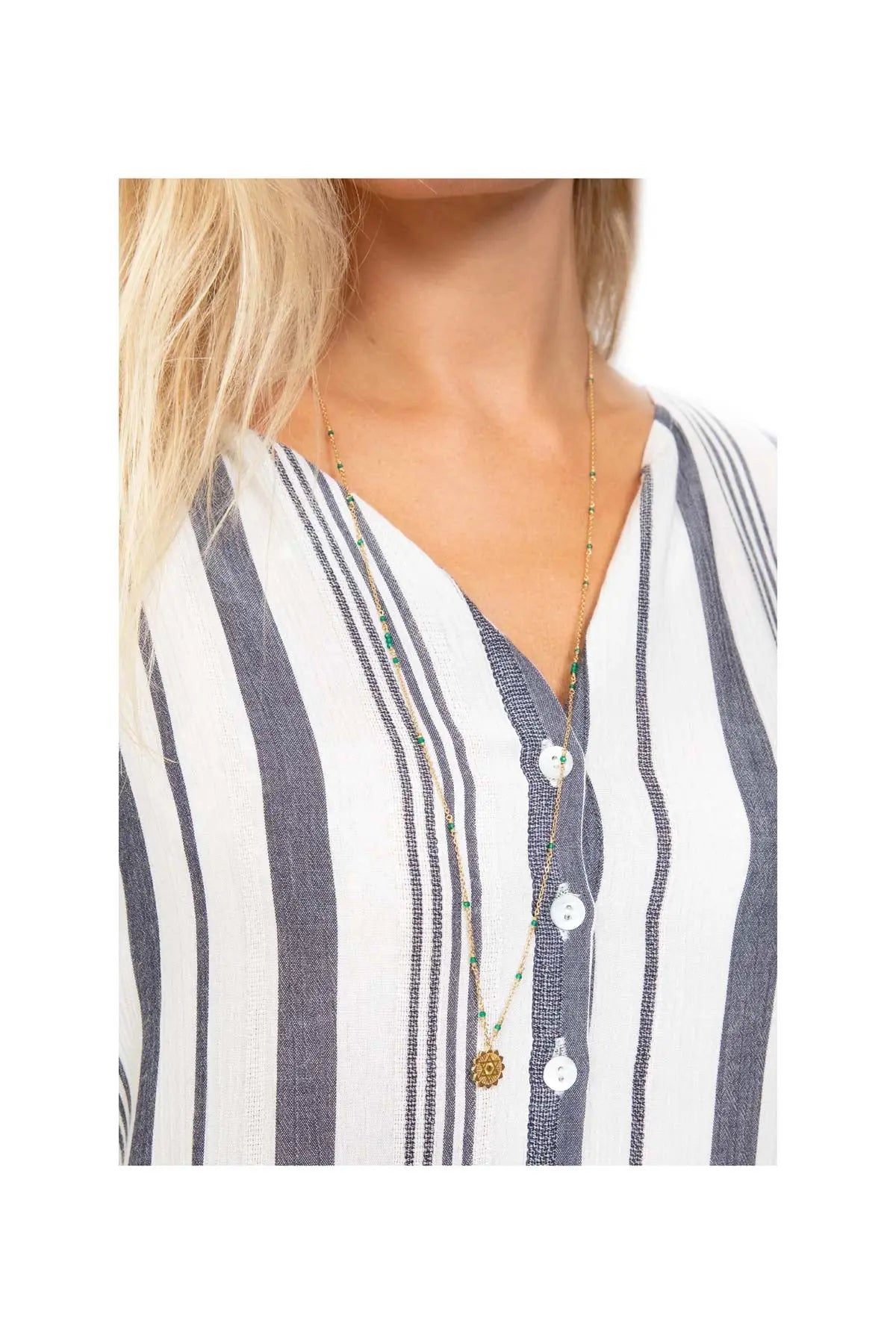 Heart Mala Necklace Zoe & Morgan