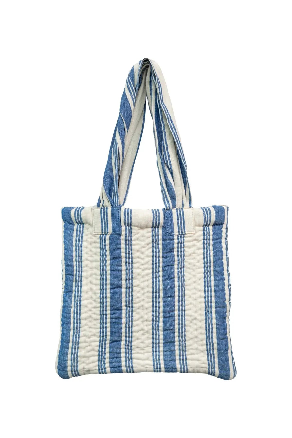 Reversible Hammam Towel Bag - Blue & White Mehry Mu