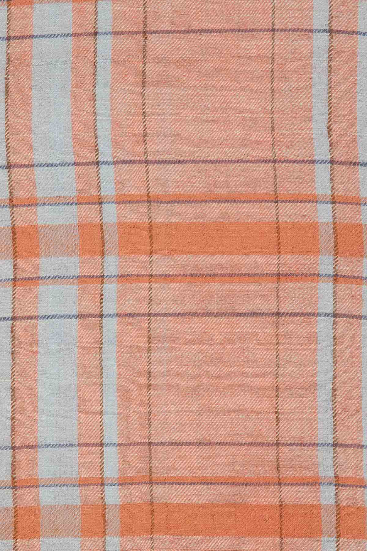 Pashmina Shawl - Tweed Check Orange