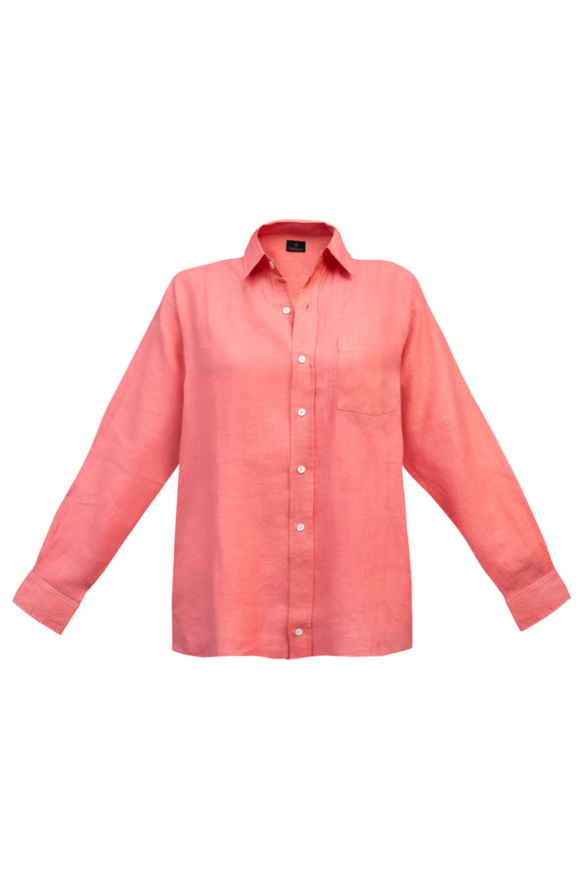Classic Linen Shirt - Edwards Pink