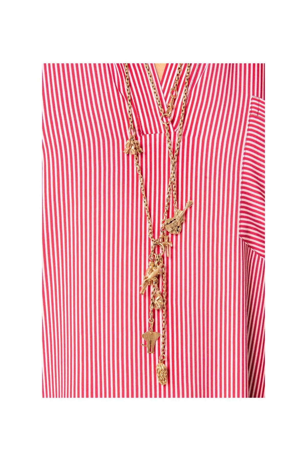 Gold Jungle Charm Necklace Debonnaire