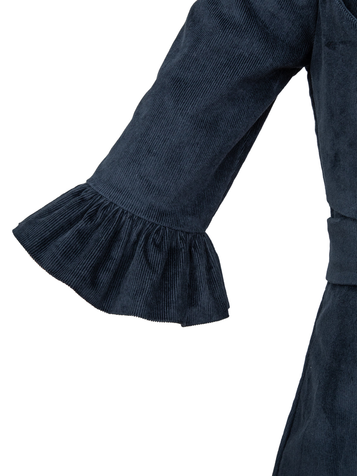 Cross Your Heart Dress - Navy Cord