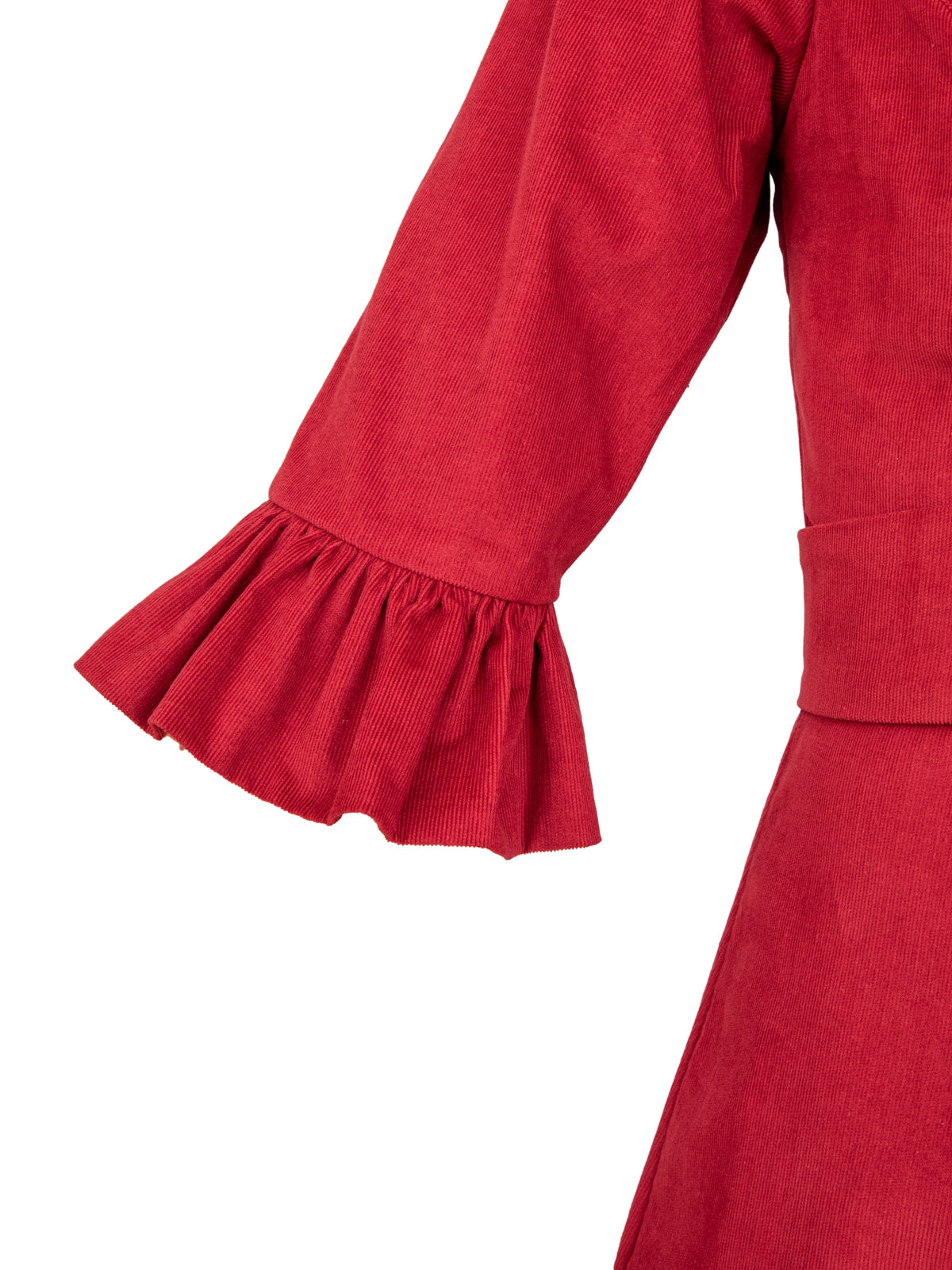 Cross Your Heart Dress - Red Cord