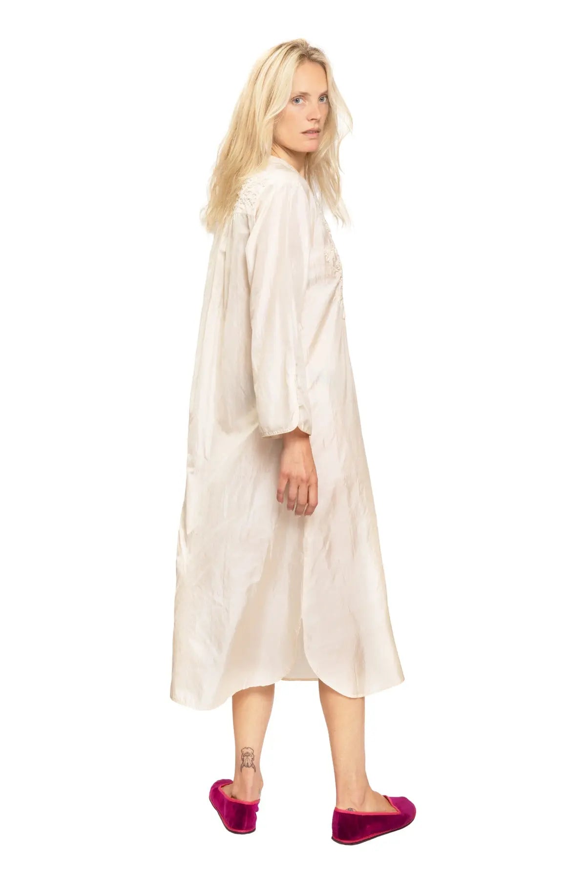 Silk Kaftan 50'S Dress Ahilaya