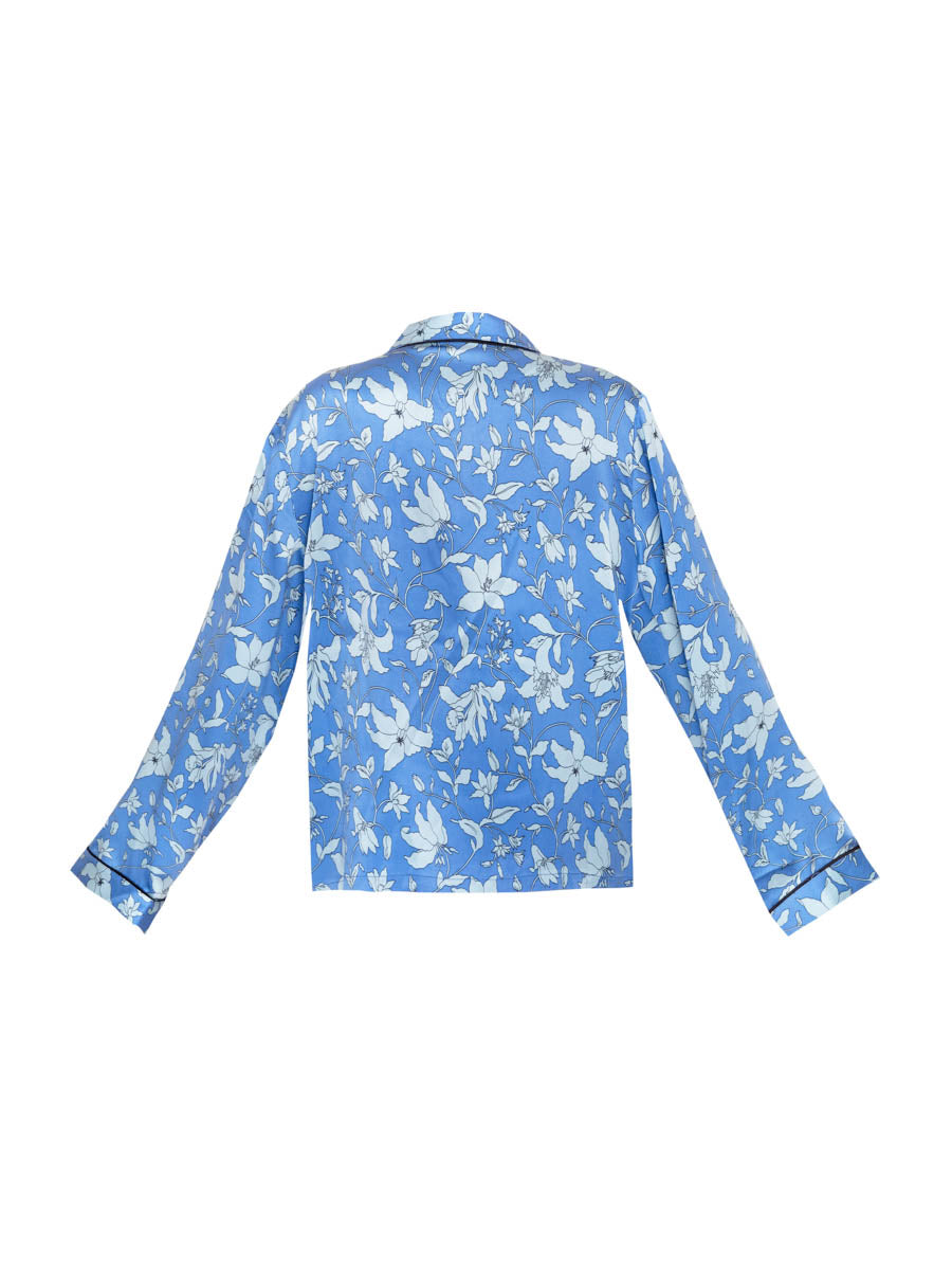 Blue Floral Chantal Top
