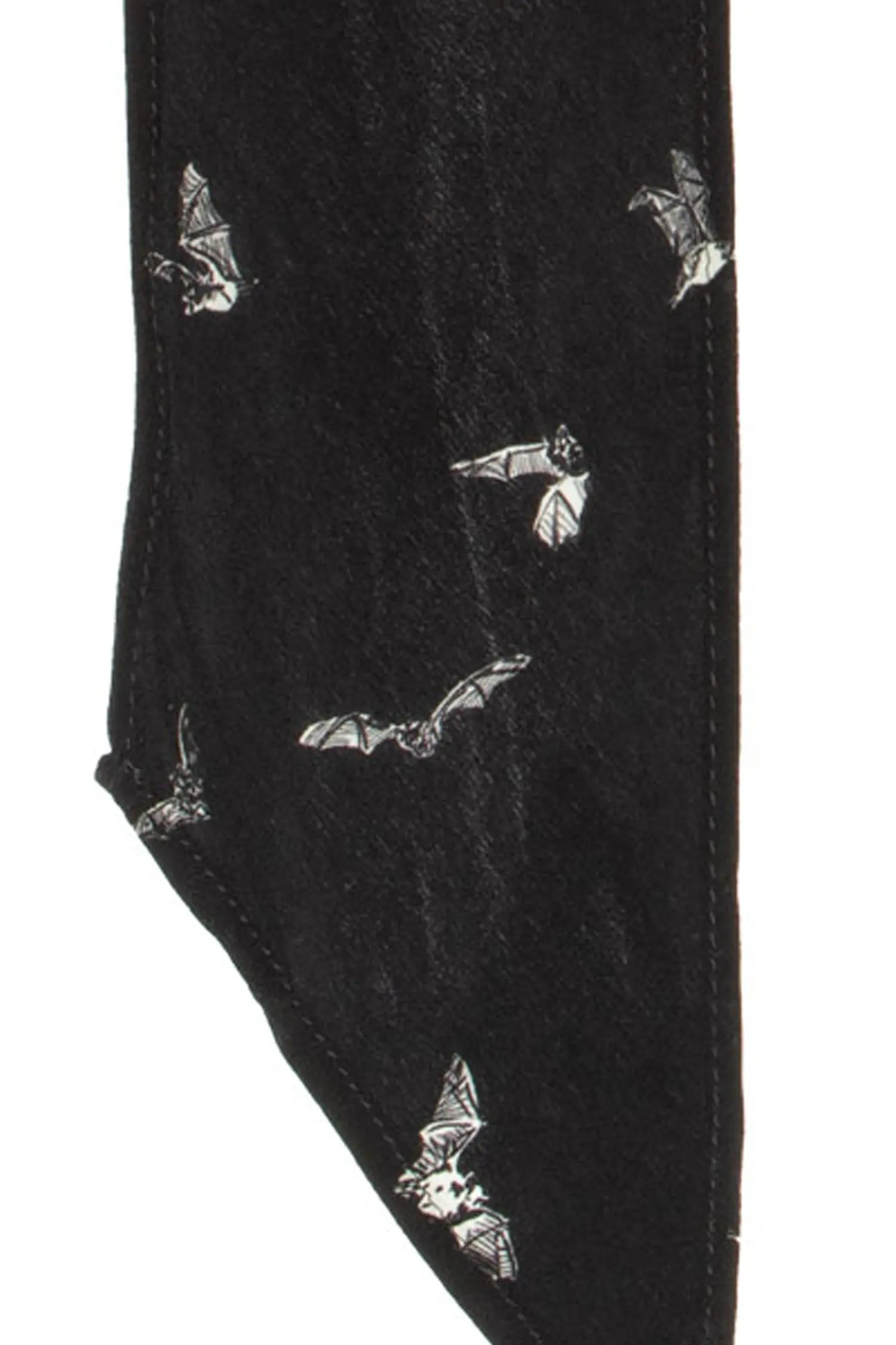 Silk Skinny Scarf - Bats Rockins