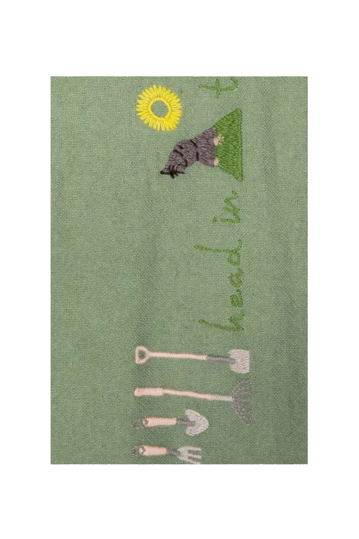 Gardening Shawl - Sage The Holy Goat