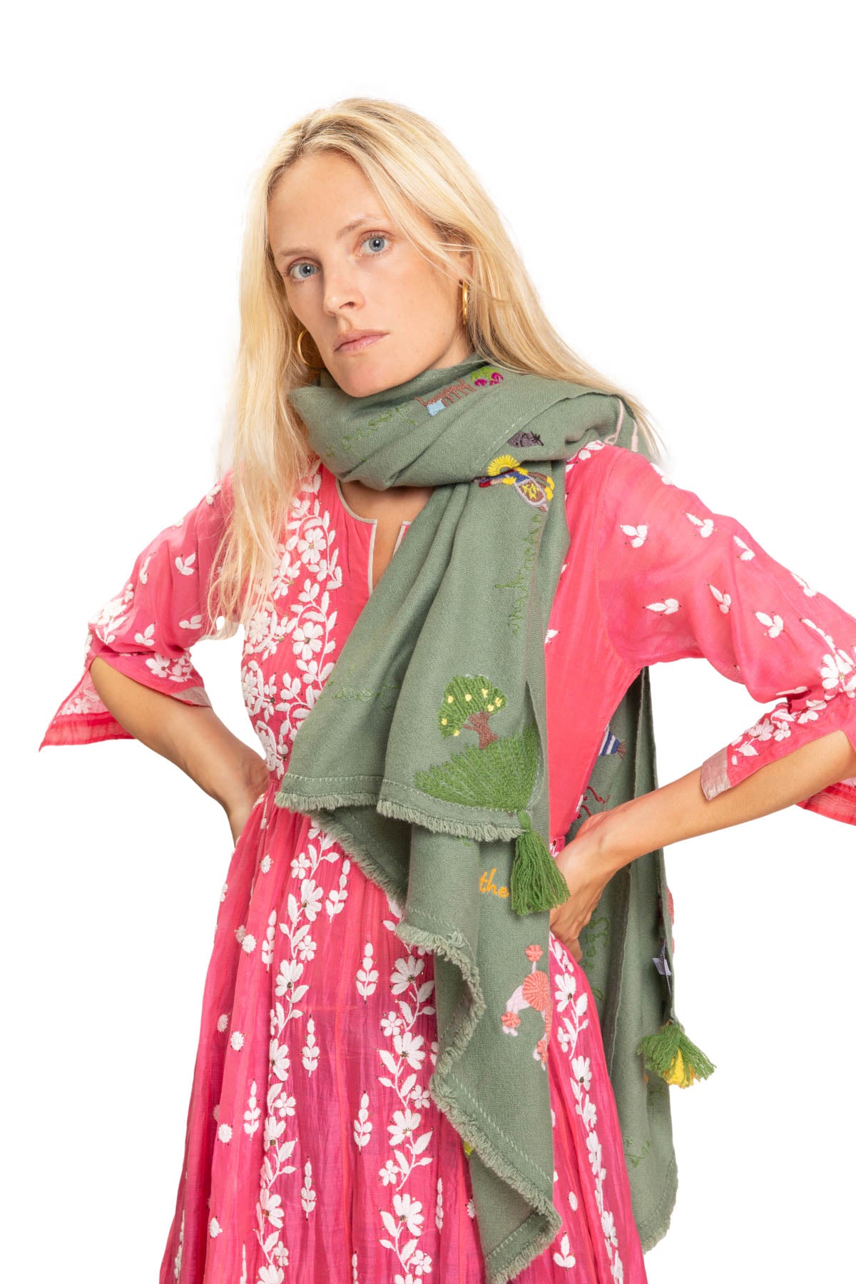 Gardening Shawl - Sage