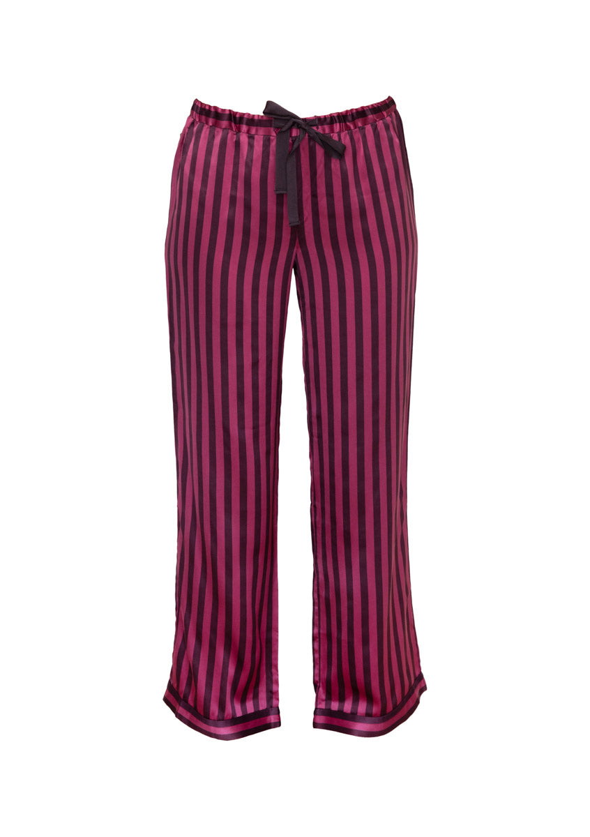 Chantal Pant in Amaranth Stripe