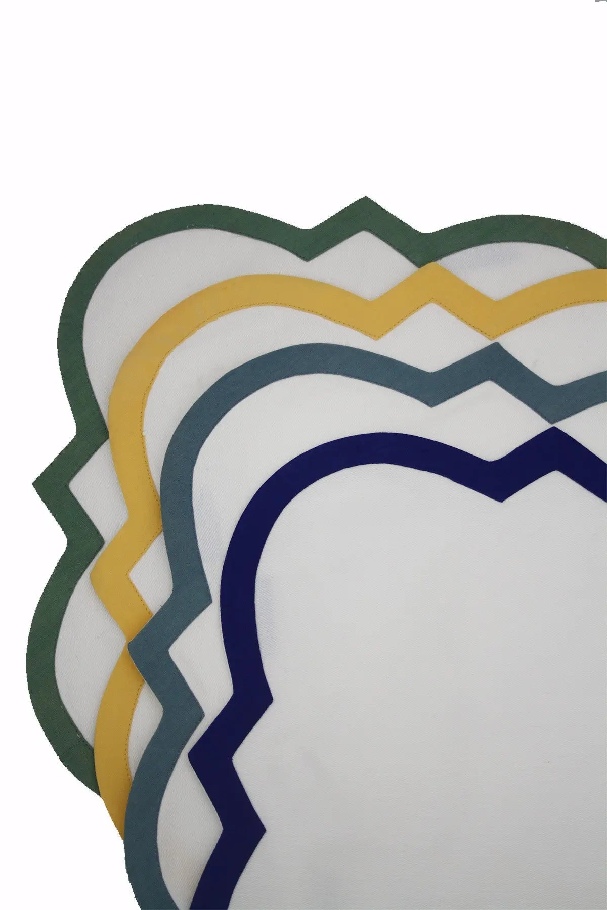 Palladio placemats (Set of 4)- Soft yellow Palladio