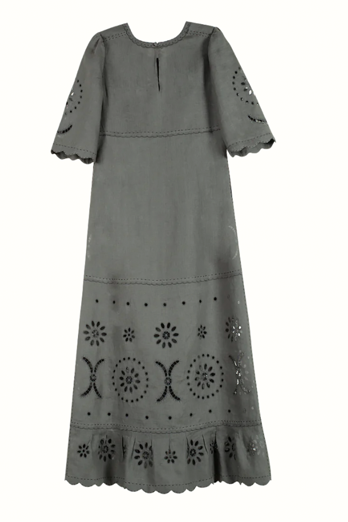Dalida Linen Dress - Green
