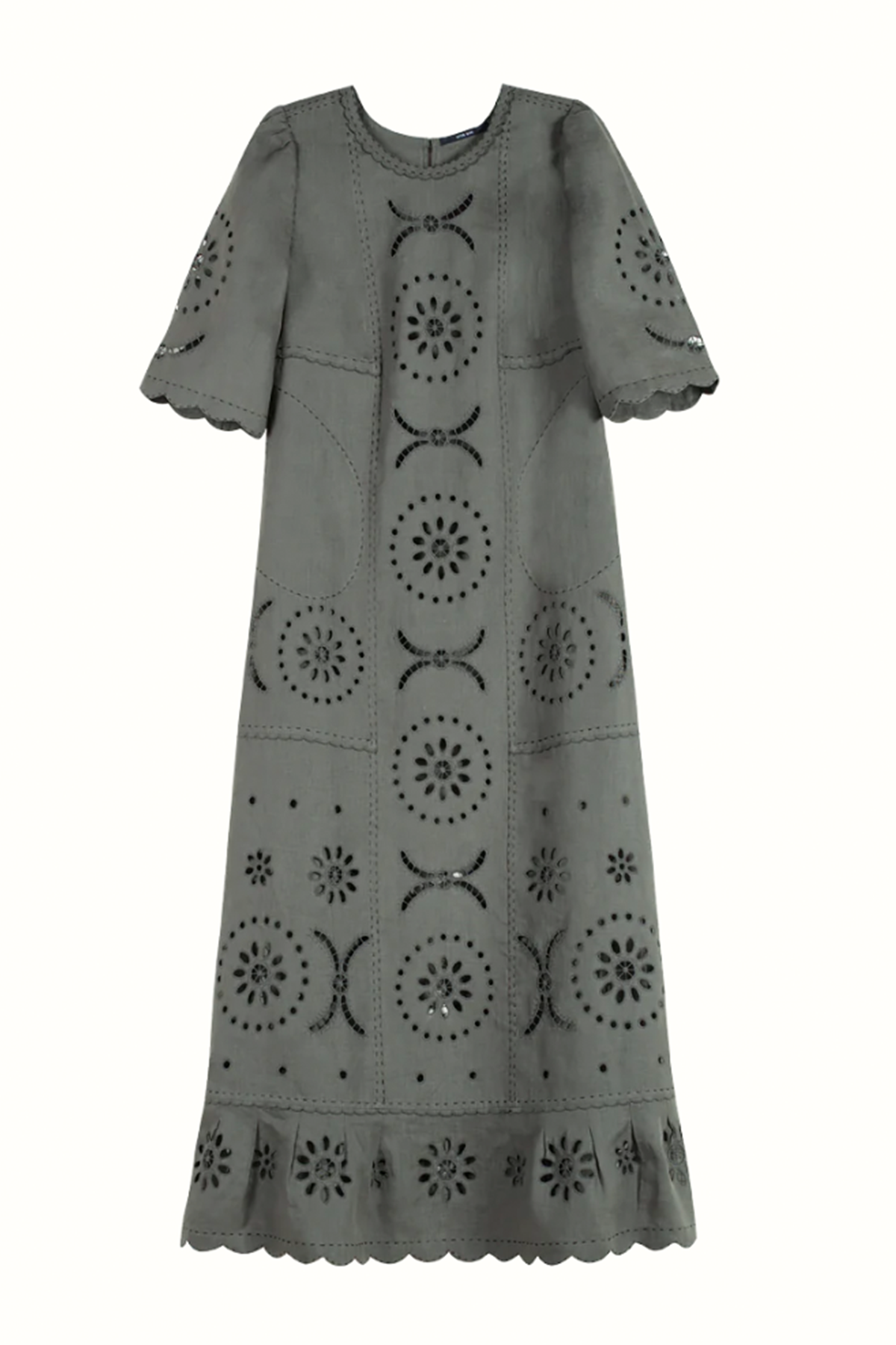 Dalida Linen Dress - Green