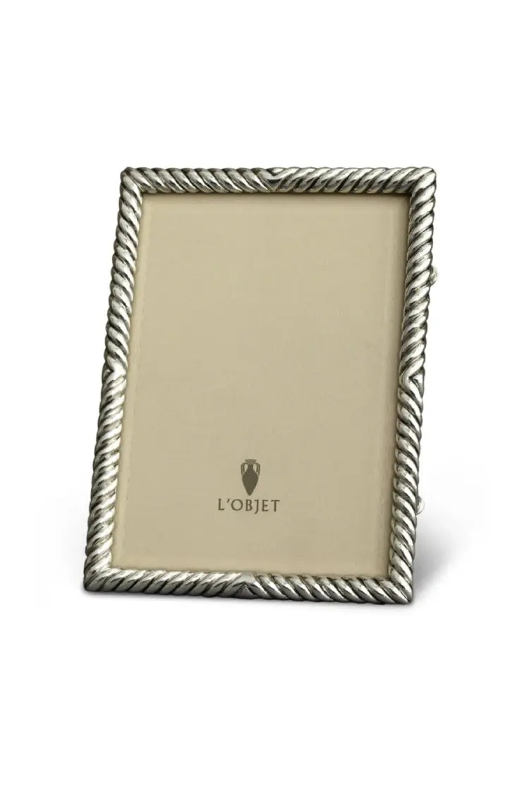 Frame with Deco Twist - Platinum Medium L'Objet