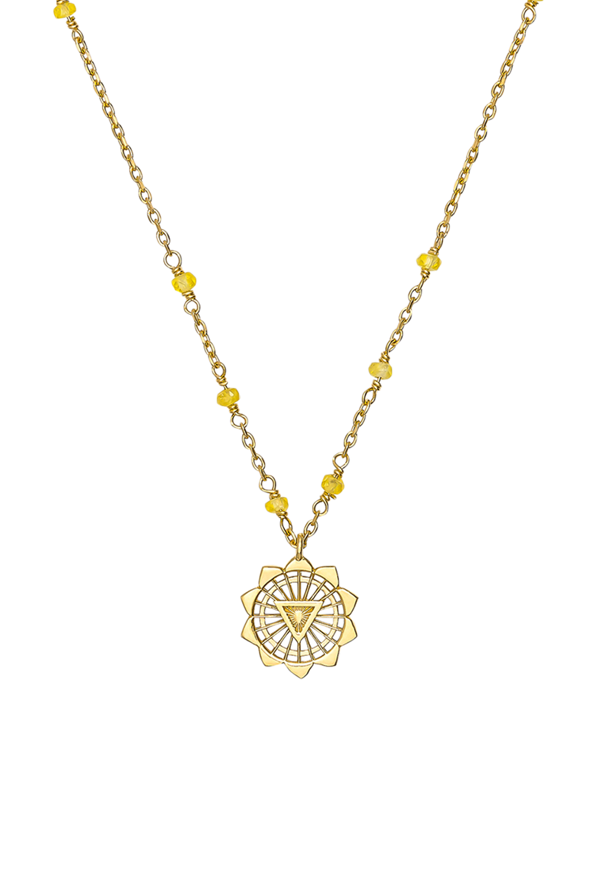 Solar Plexis Mala Necklace