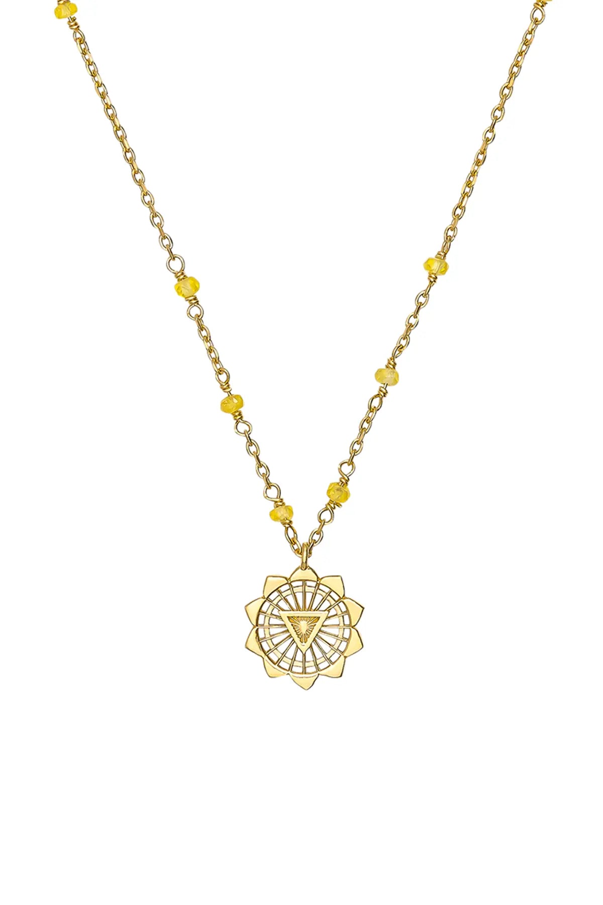 Solar Plexis Mala Necklace Zoe & Morgan