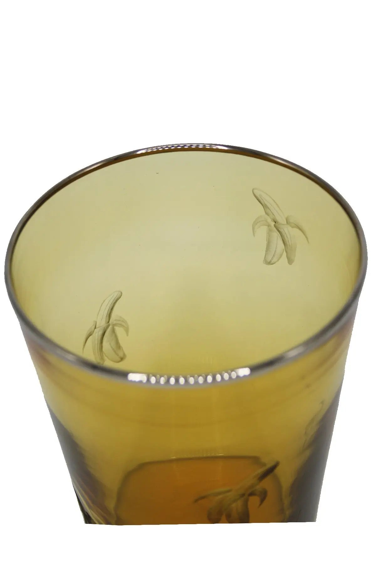 Vaso Glass- Banana Engraving Giberto