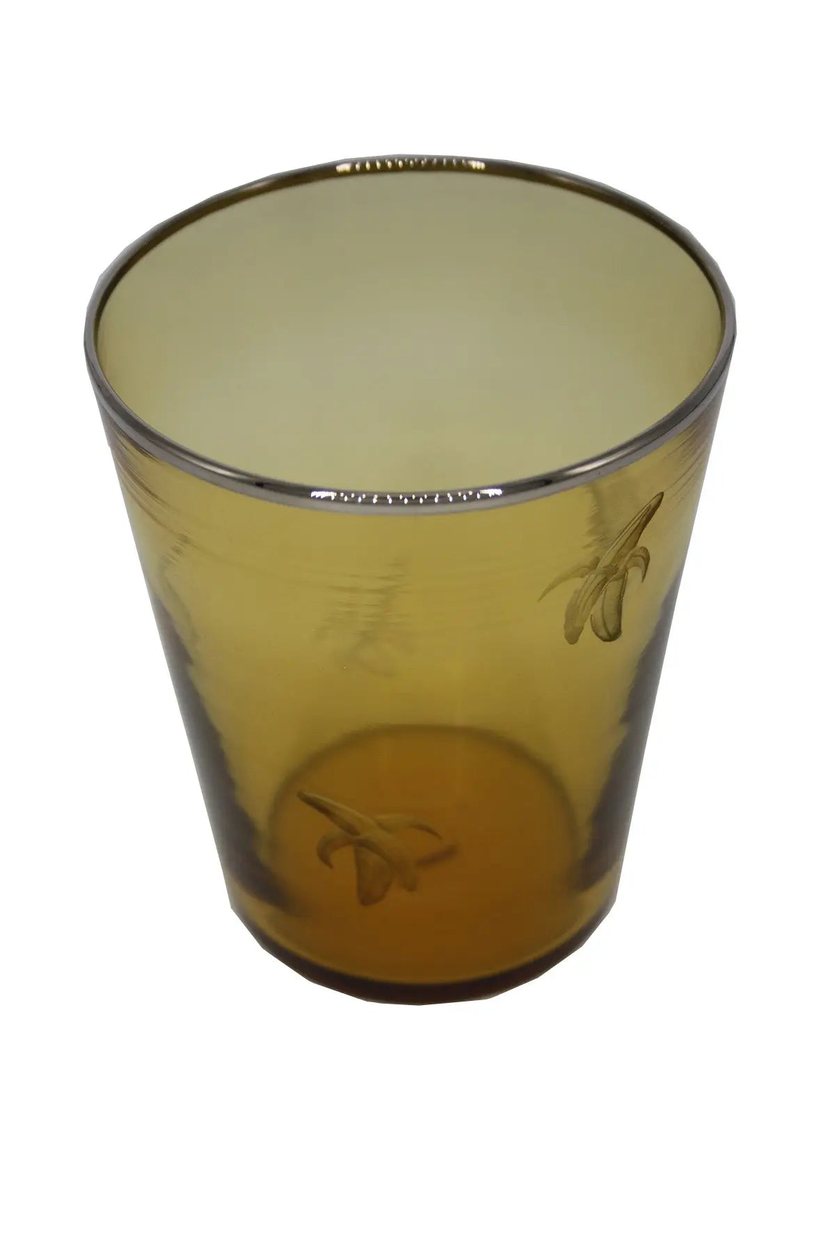 Vaso Glass- Banana Engraving Giberto