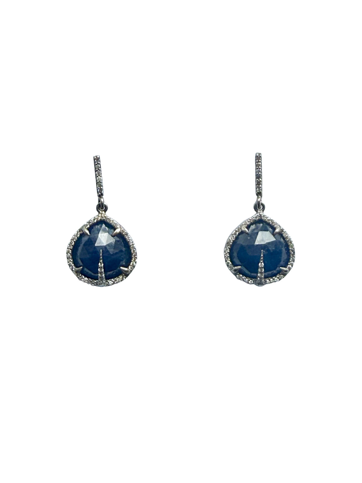 Sapphire & Diamond Earrings