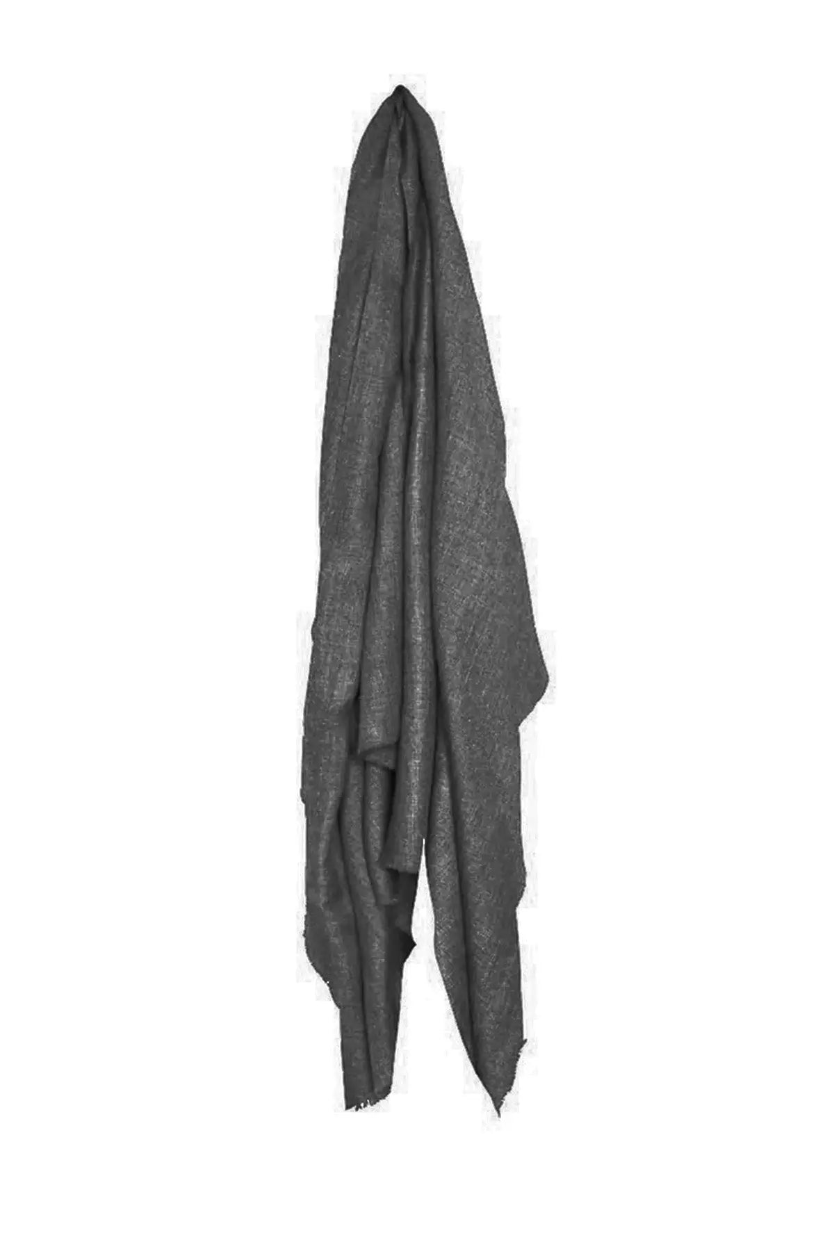Classic Cashmere Pashmina Shawl - Grey Debonnaire