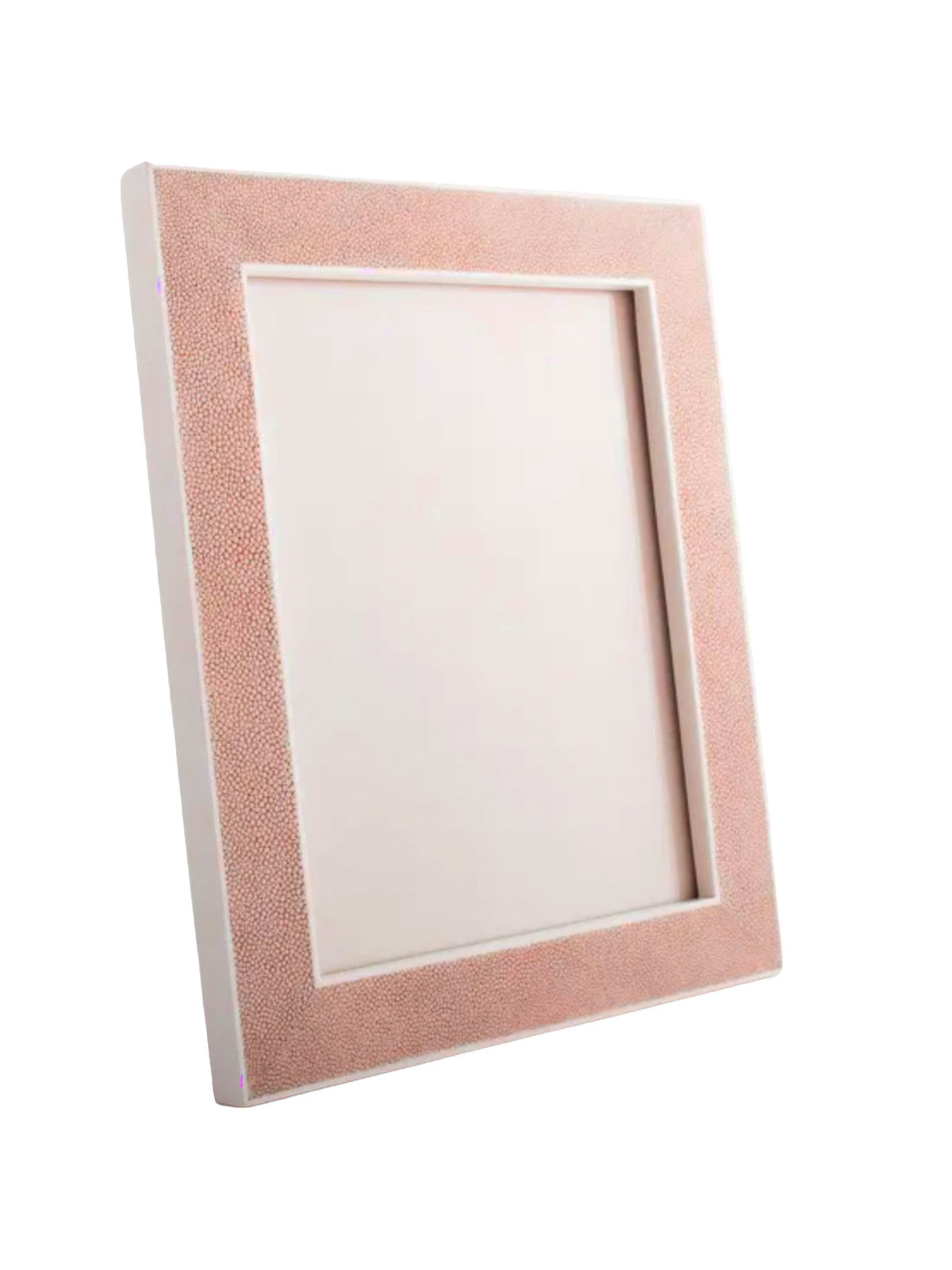 Hepburn Shagreen Frame - Coral